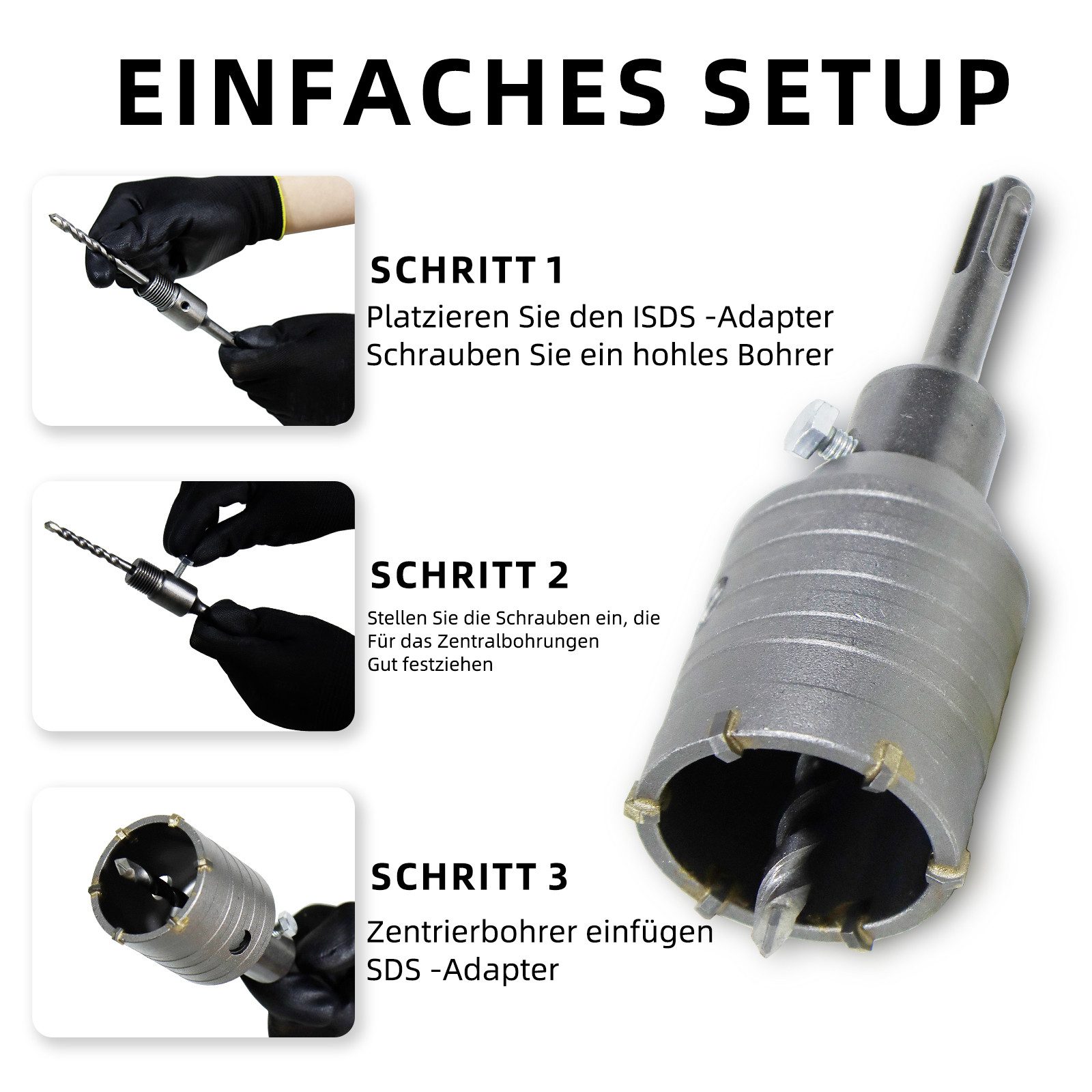 CCLIFE Lochsäge Bohrkrone 50-100 mm steckdosenbohrer günstig online kaufen