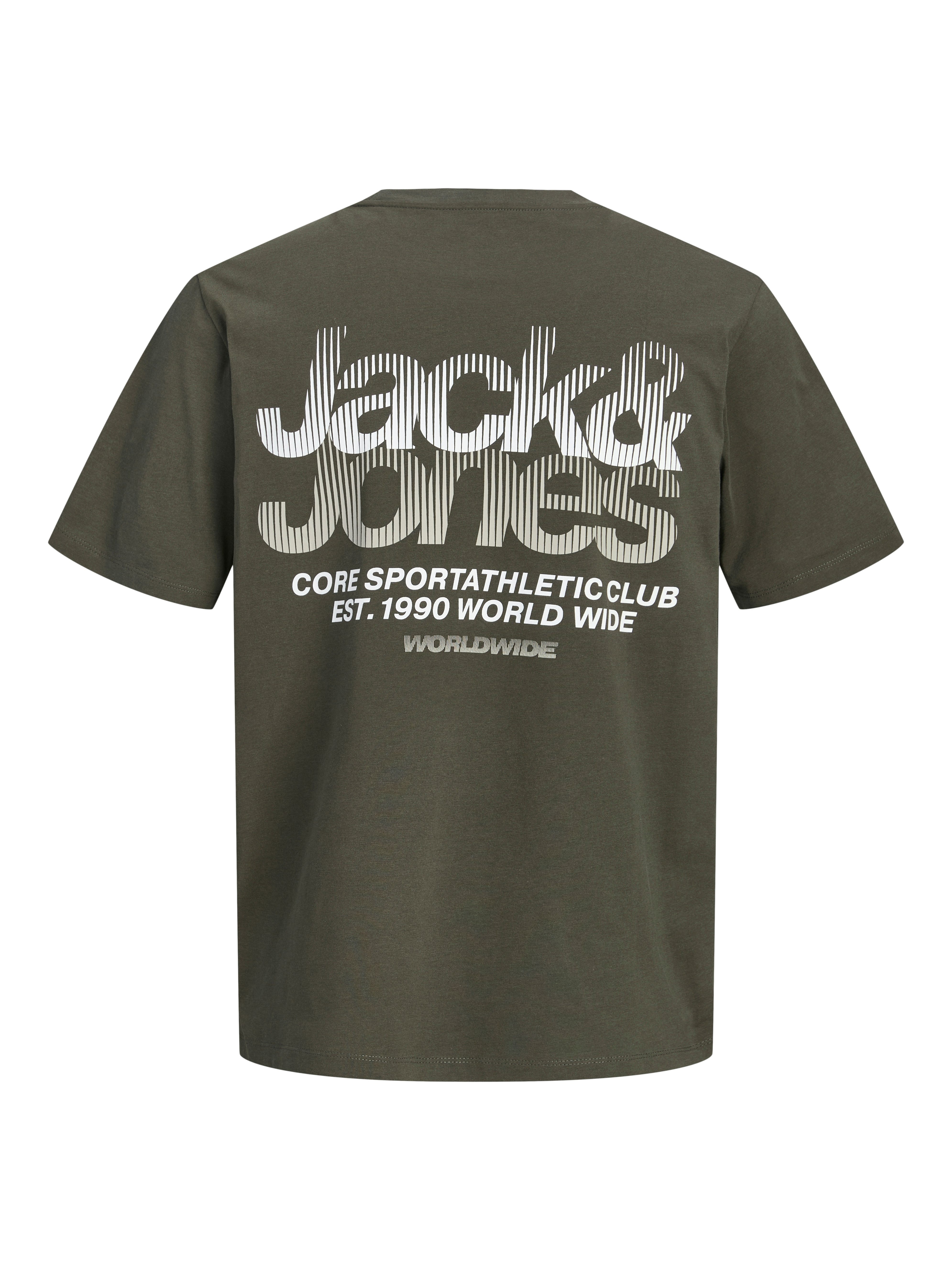 Jack & Jones PlusSize T-Shirt JCOECHO GRAPHIC BACKPRINT SS TEE FST PLS Baumwolle – Bild 2 von 4