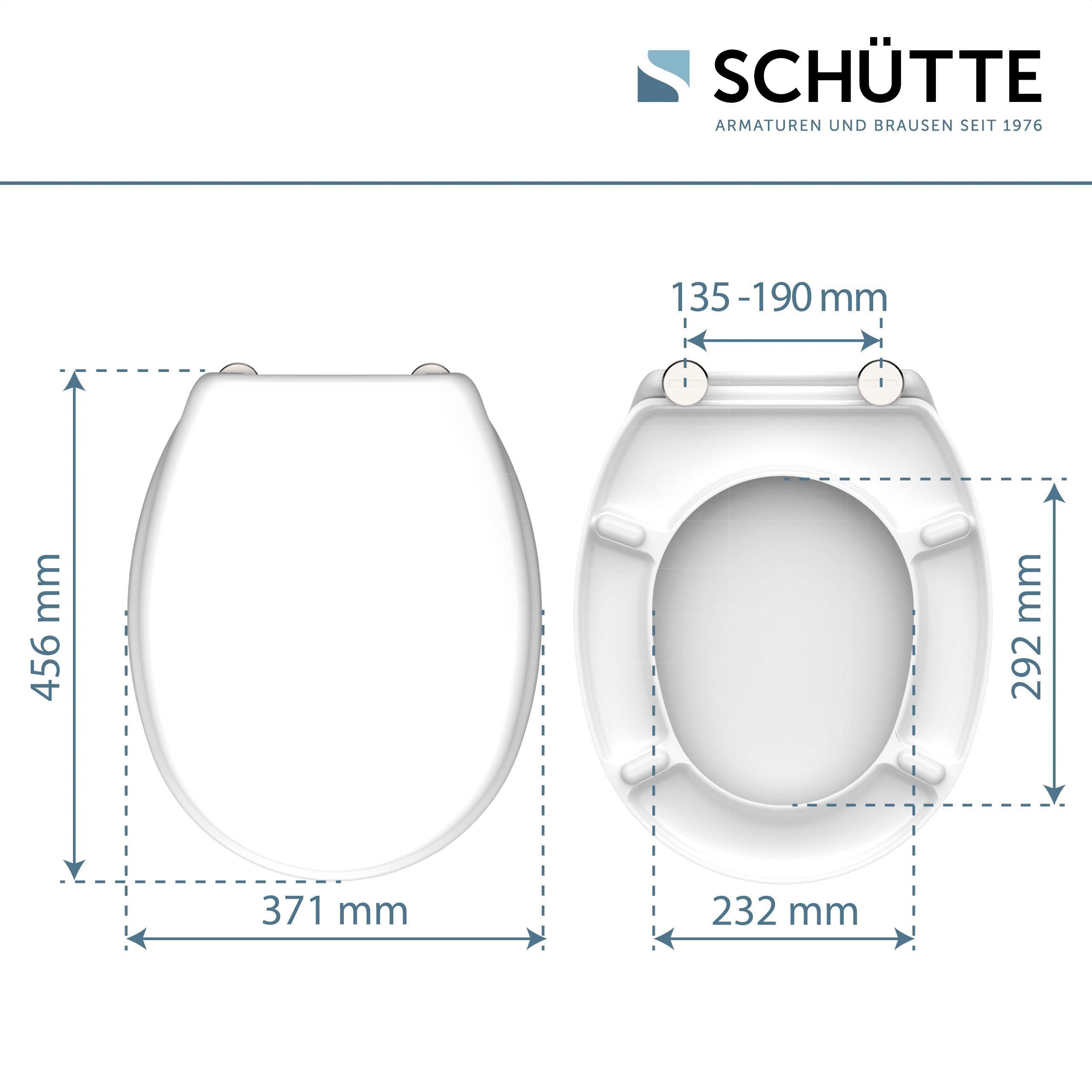 Schütte WC-Sitz, Duroplast,maximale Belastung der Klobrille 175 kg