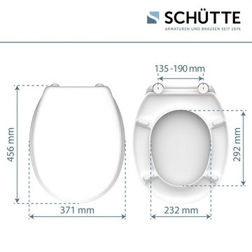 Schütte WC-Sitz, Duroplast,maximale Belastung der Klobrille 175 kg