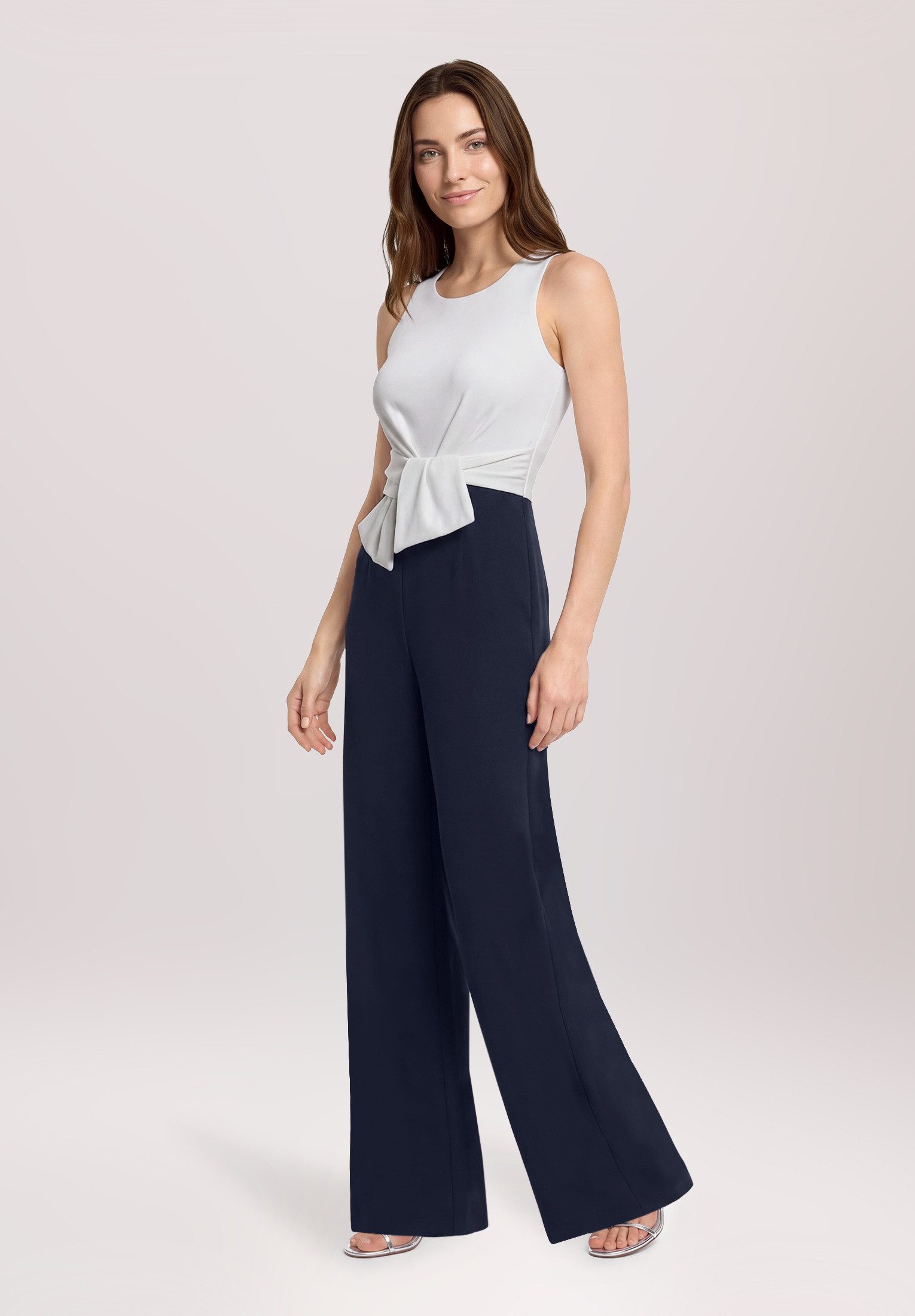 Vera Mont Overall Damen mit weitem Bein (1-tlg) Bunddetail
