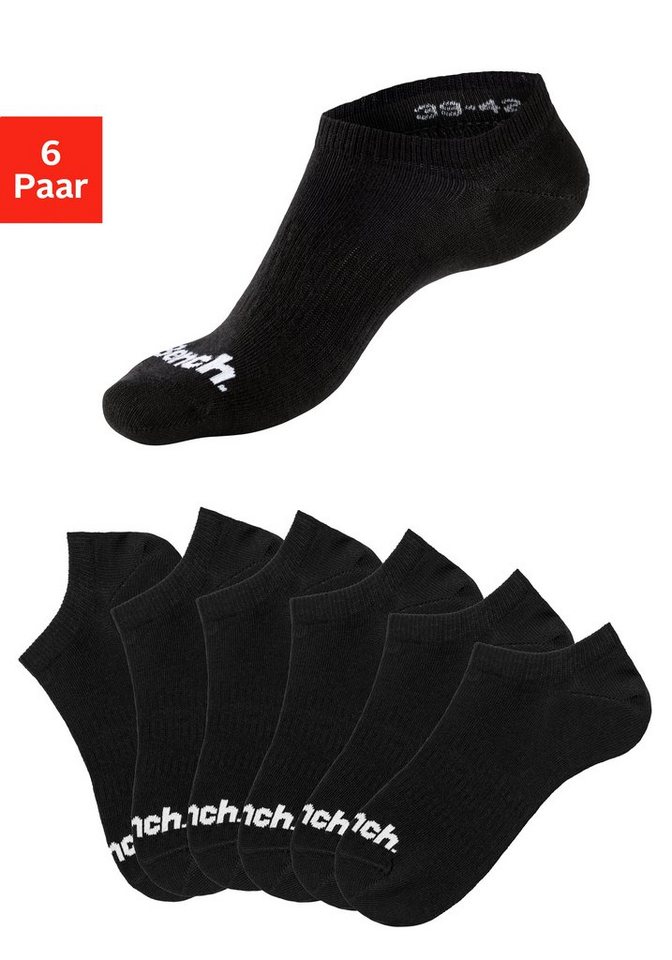 Bench. Sportsocken (Set, 6-Paar) Sneakersocken verschwinden im Schuh