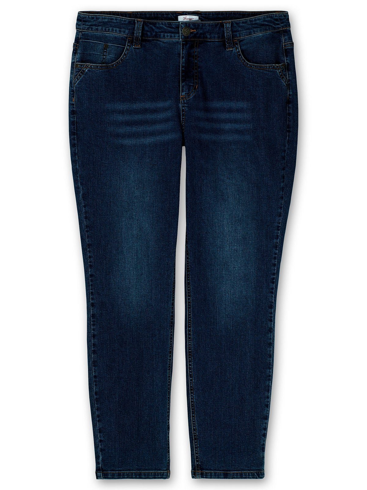 Denim elastischem Große Stretch-Jeans Denim PIA, aus Sheego dark blue Größen