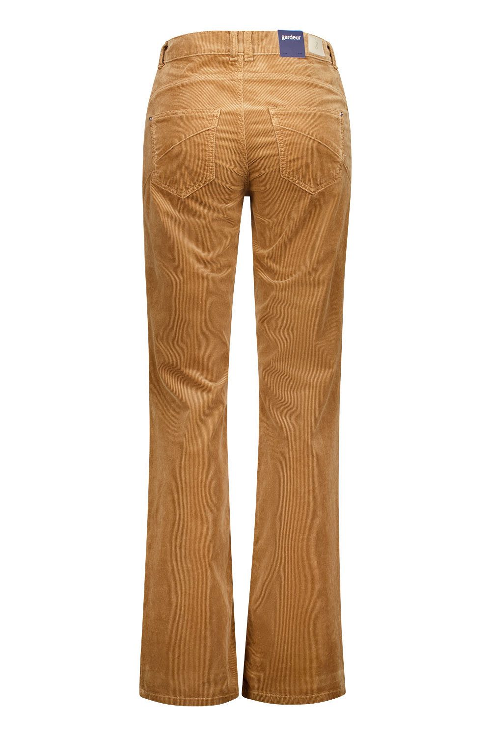 Atelier GARDEUR Bootcut-Jeans ZURI126-80481-2020 Damenhose Slim Fit Cord braun hellbraun Sand Weicher Cordstoff mit elastischem Stretchanteil und Slim-Fit Bootcut