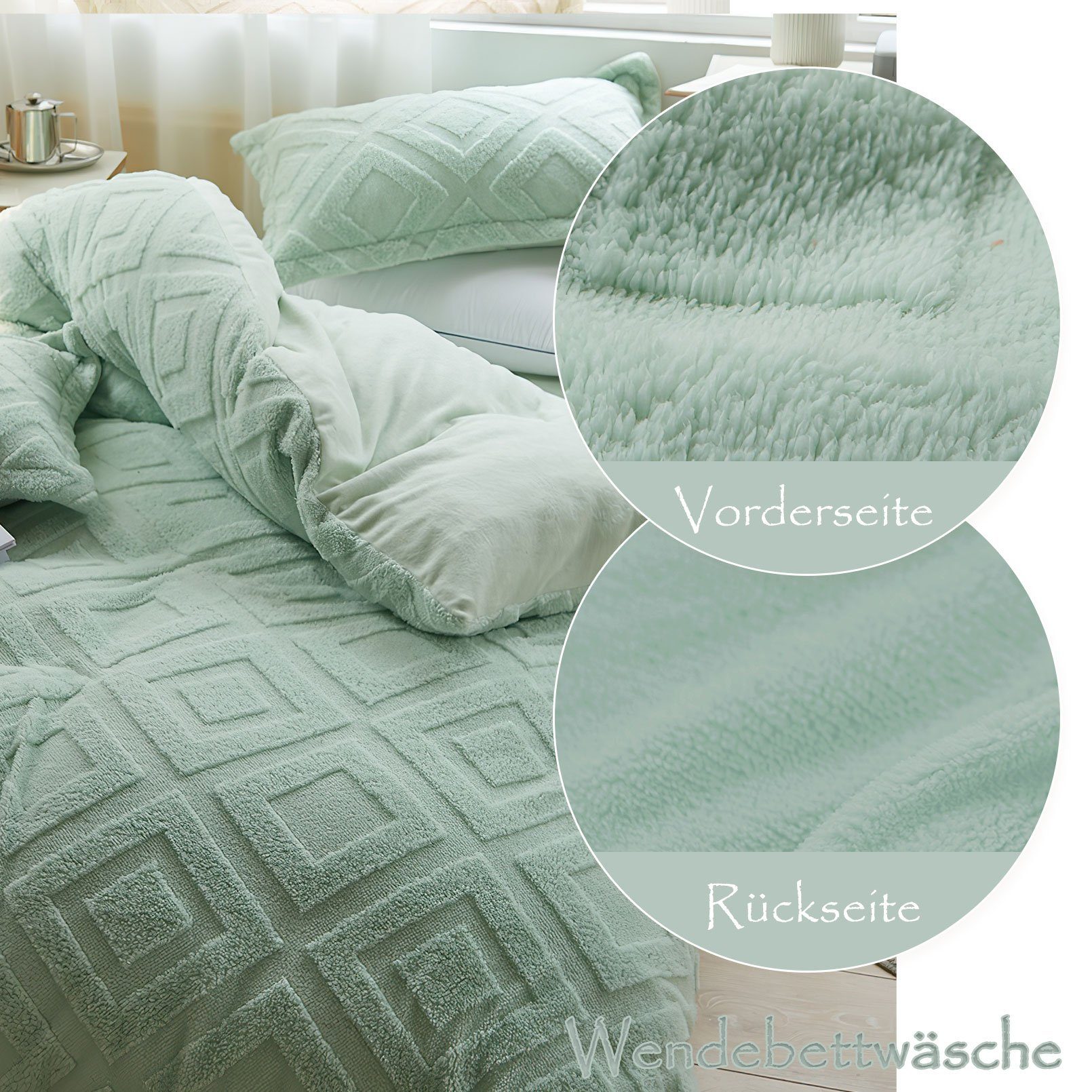 KEAYOO Bettwäsche TF, Polyester, 2 teilig, günstig online kaufen