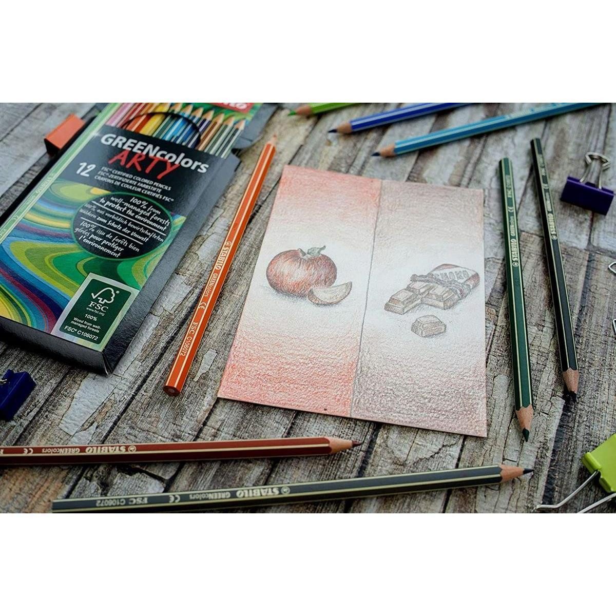 STABILO Buntstift STABILO GREENcolors ARTY Buntstift - 24er Set
