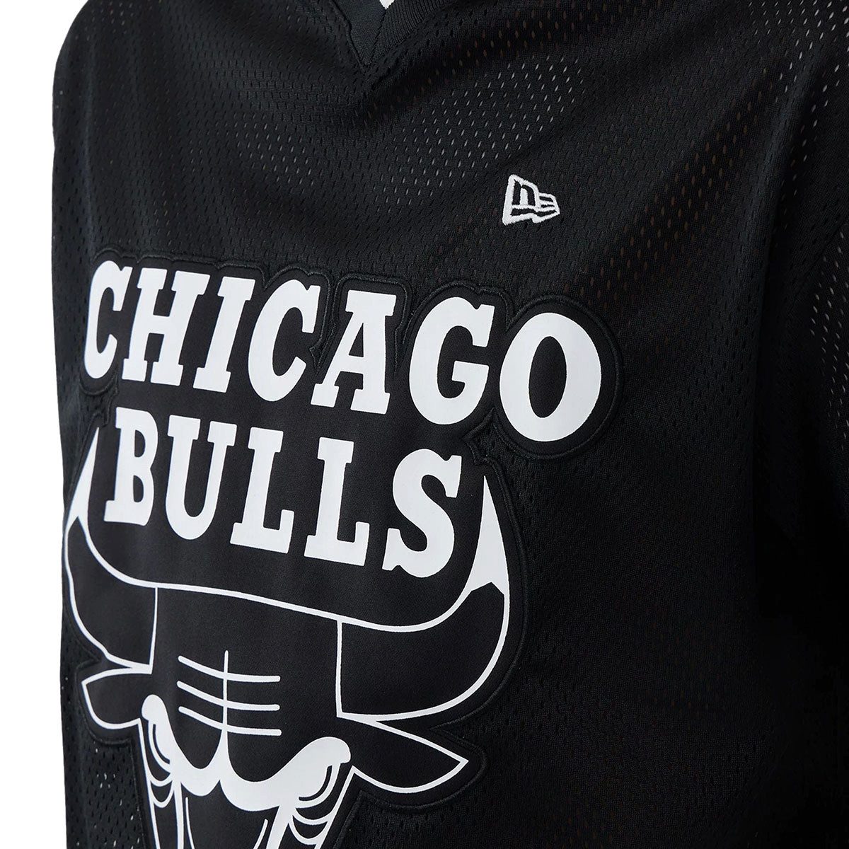 New Era T-Shirt Mesh Oversized NBA Chicago Bulls Logo