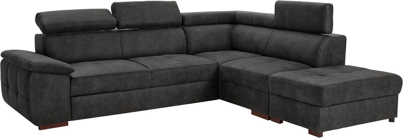 exxpo - sofa fashion Ecksofa, inkl. Kopf- bzw. Rückenverstellung, wahlweise mit Bettfunktion und Bettkasten-HomeTrends