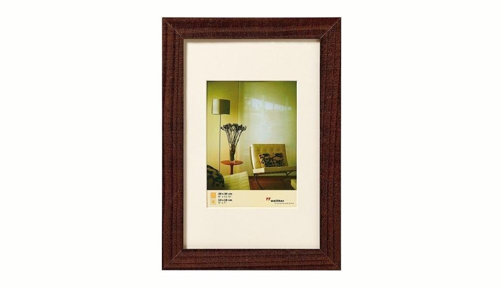 Walther Bilderrahmen Holzrahmen HO318N Home 13x18cm nussbraun