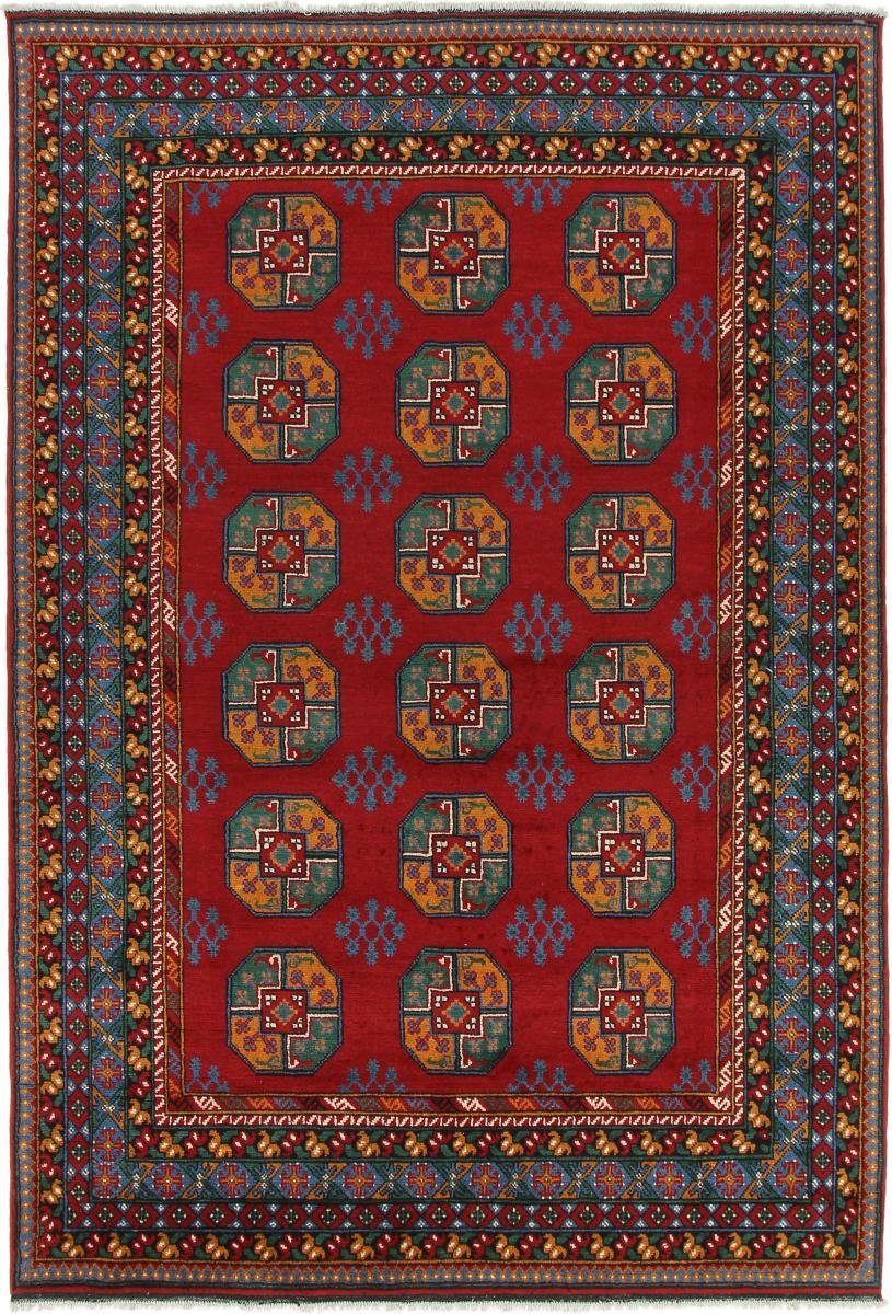 Orientteppich Afghan Akhche Orientteppich, Handgeknüpfter 6 mm Limited Nain 203x298 rechteckig, Trading, Höhe