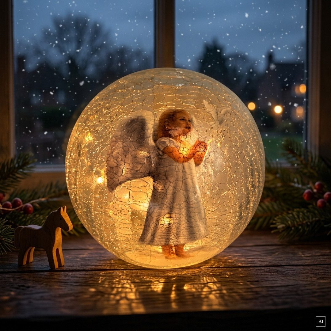 abc HOME Dekokugel mit Beleuchtung, LEDs, Batteriebetrieben, verschiedene Motive