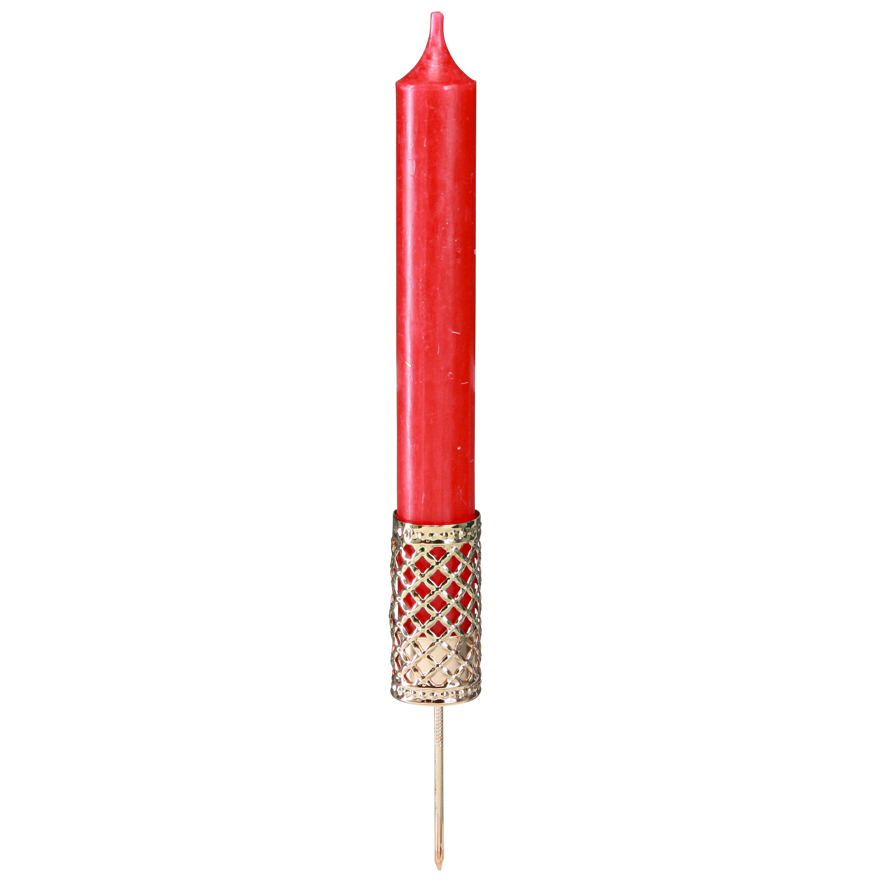 Florists Products Kerzenhalter Elegante Kerzenhalter Stecker für Tischdekoration und Gestecke, 4 Stü