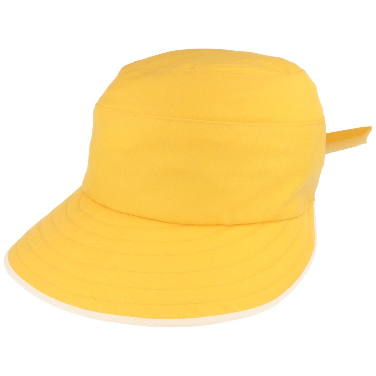 mit 50 Breiter Schirmmütze / UV-Schutz Visor gelb Schute 80