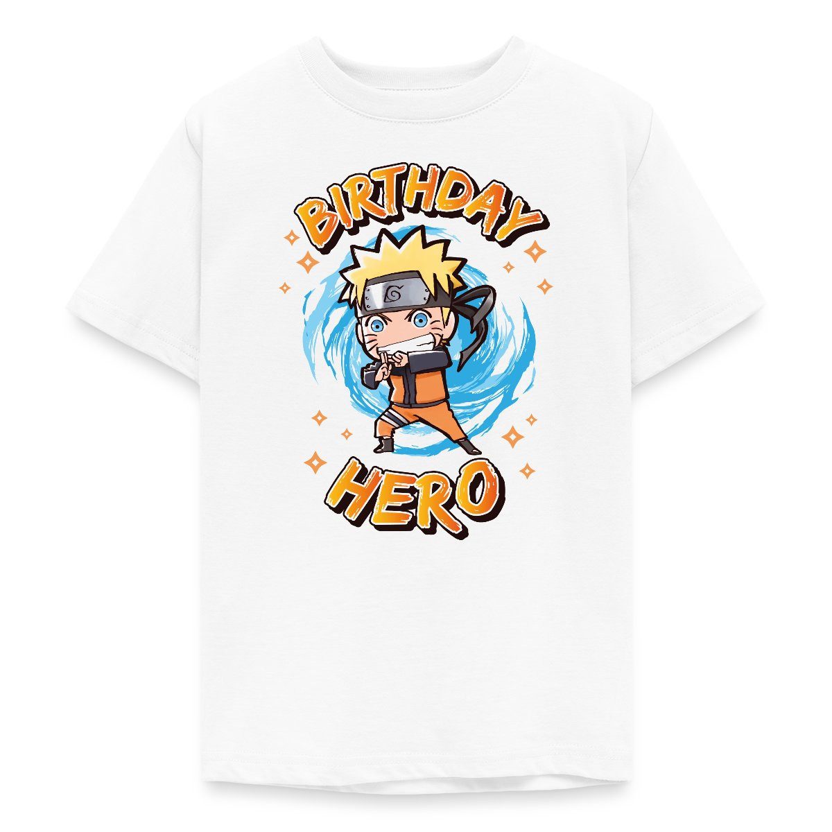 T-Shirt Naruto Shippuden Birthday Hero Geburtstags-Design Teenager T-Shirt