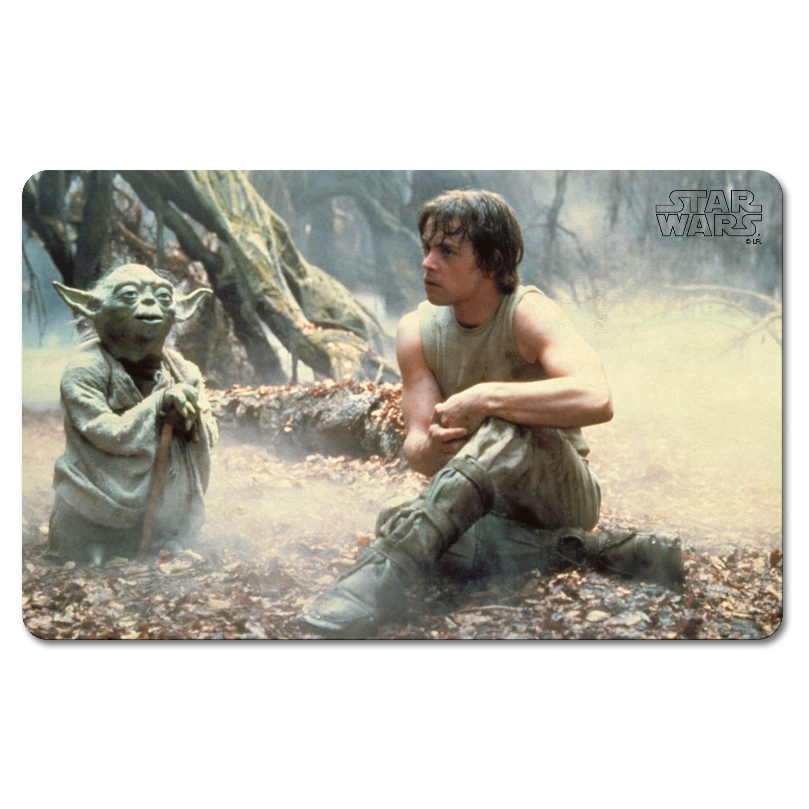 Image of LOGOSHIRT Frühstücksbrettchen mit coolem Retro-Motiv »Star Wars«
