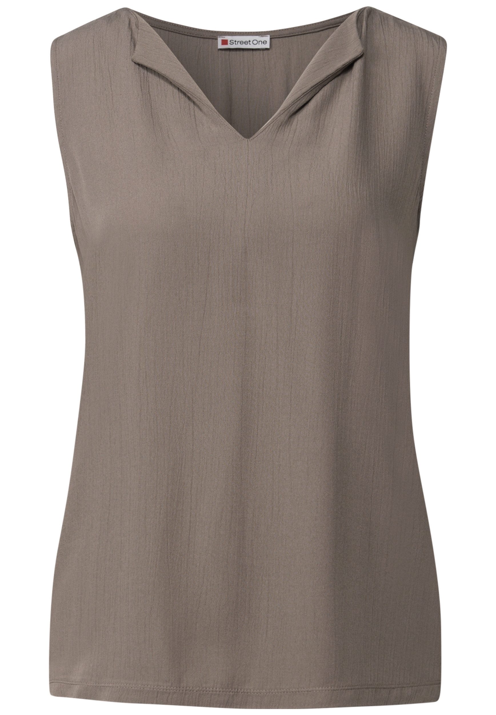 STREET ONE T-Shirt mat-mix top w günstig online kaufen