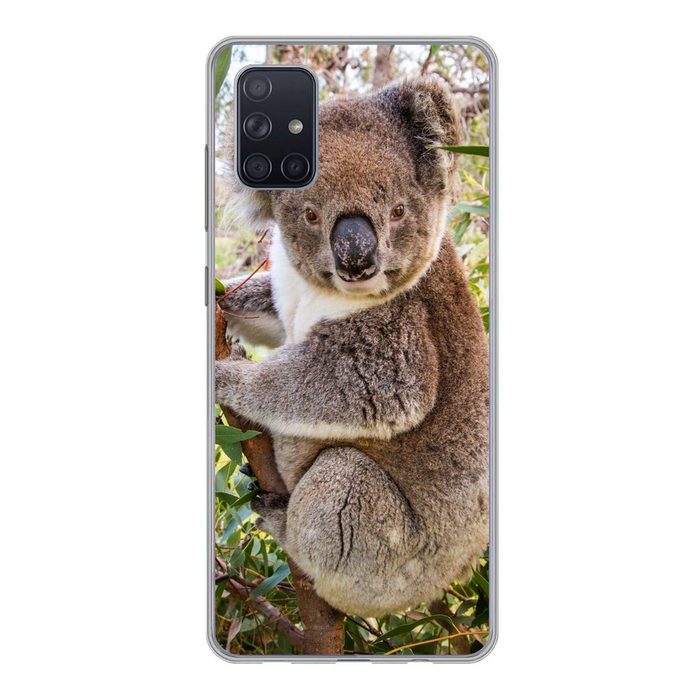 MuchoWow Handyhülle Koala - Baum - Blätter - Kinder - Jungen - Mädchen Phone Case Handyhülle Samsung Galaxy A71 Silikon Schutzhülle