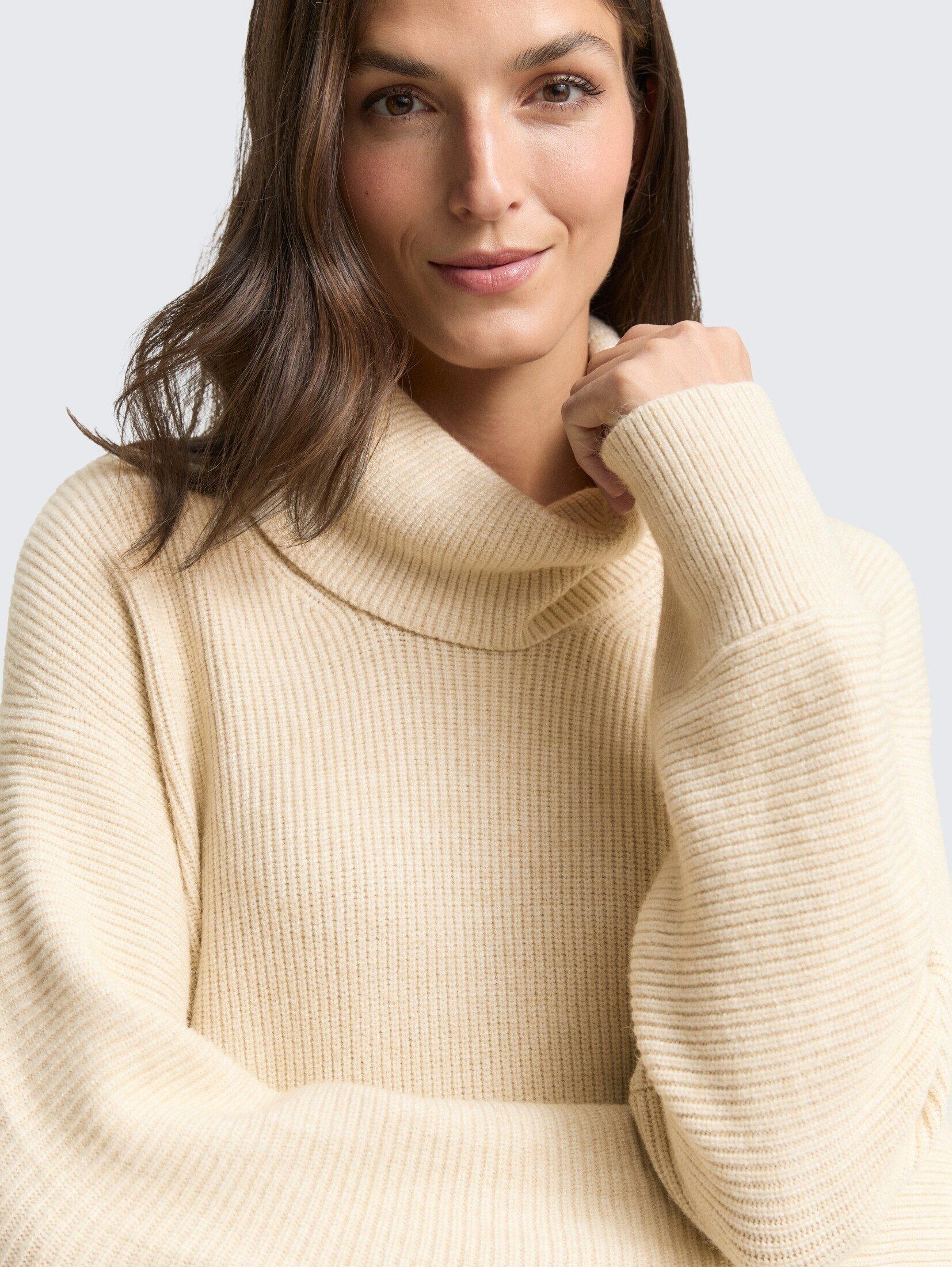TOM TAILOR Strickpullover Pullover & Strickjacken Oversize Rollkragenpullover