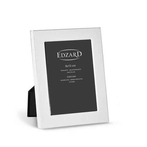 EDZARD Bilderrahmen Altamura, versilbert und anlaufgeschützt, für 9x13 cm Foto