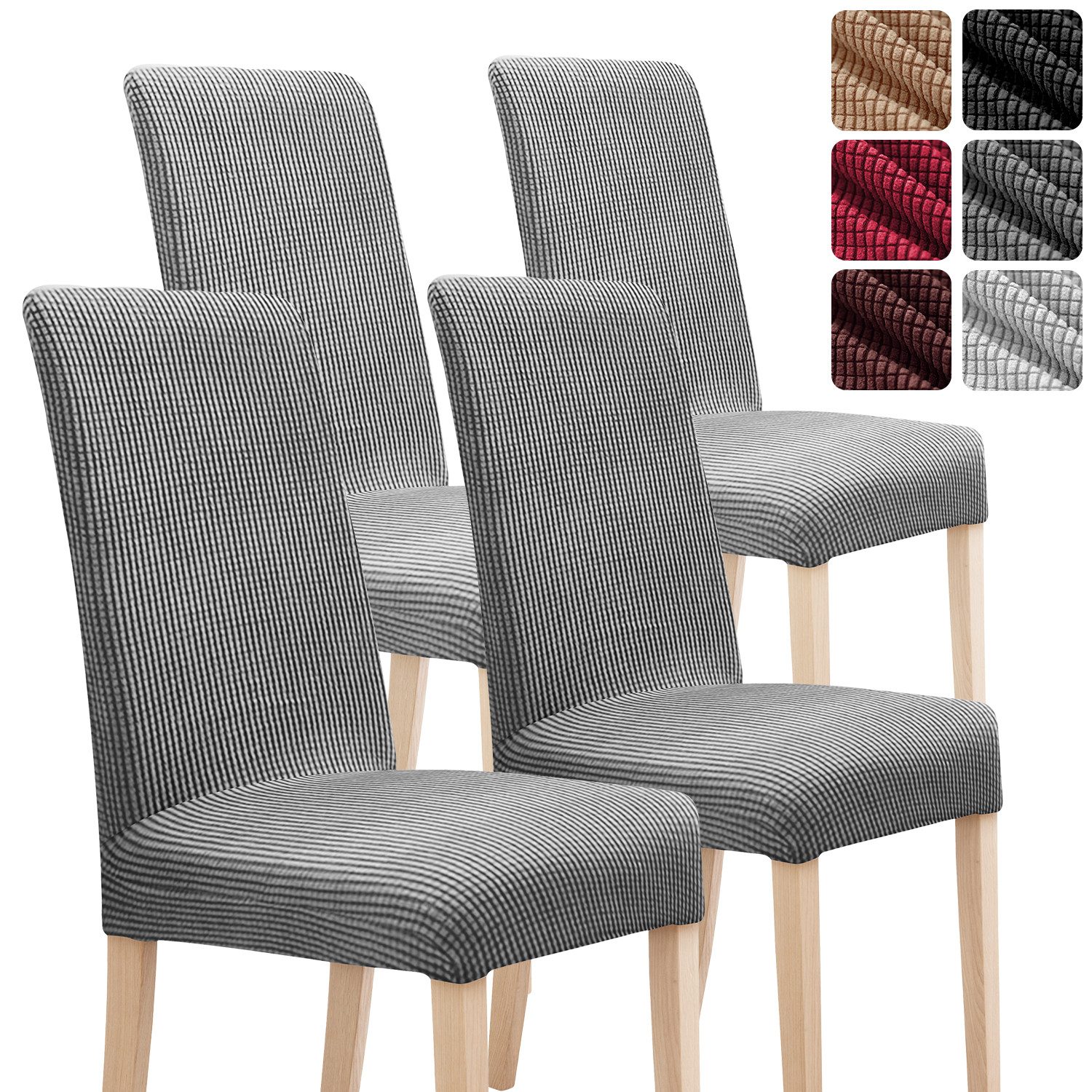 Stuhlhusse Mikrofaser elastische Stretch Husse Bi-Elastic