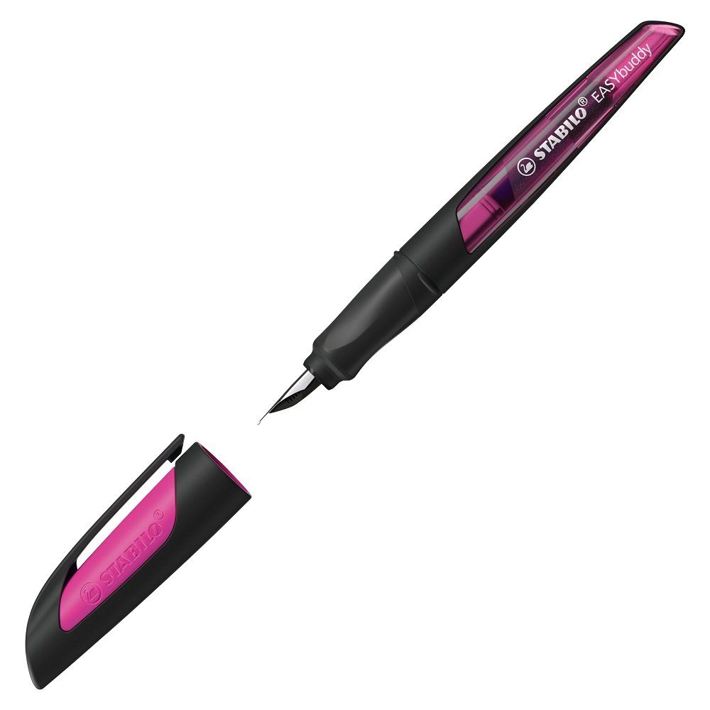 STABILO Füller 1 Schulfüller EASYbuddy® M schwarz/magenta, (1-tlg)