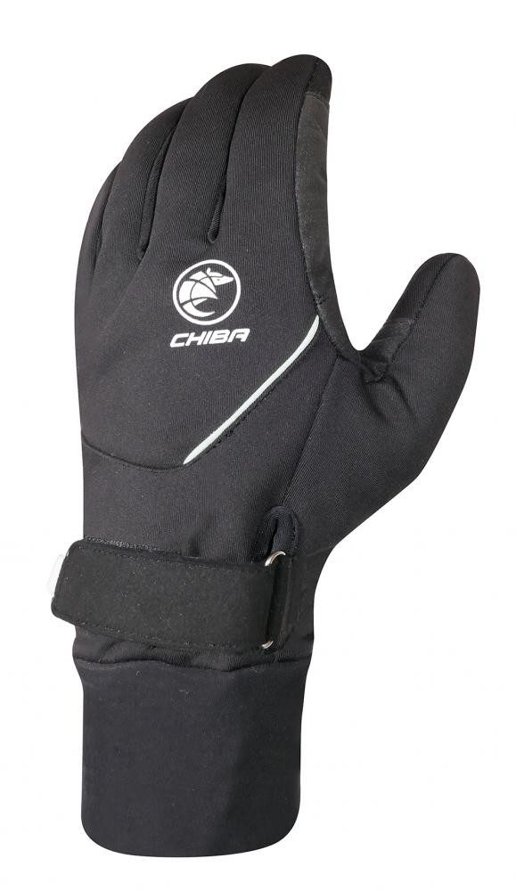 Fahrradhandschuhe CHIBA Rain Pro - wasserdichte Radhandschuhe XS schwarz/weiß