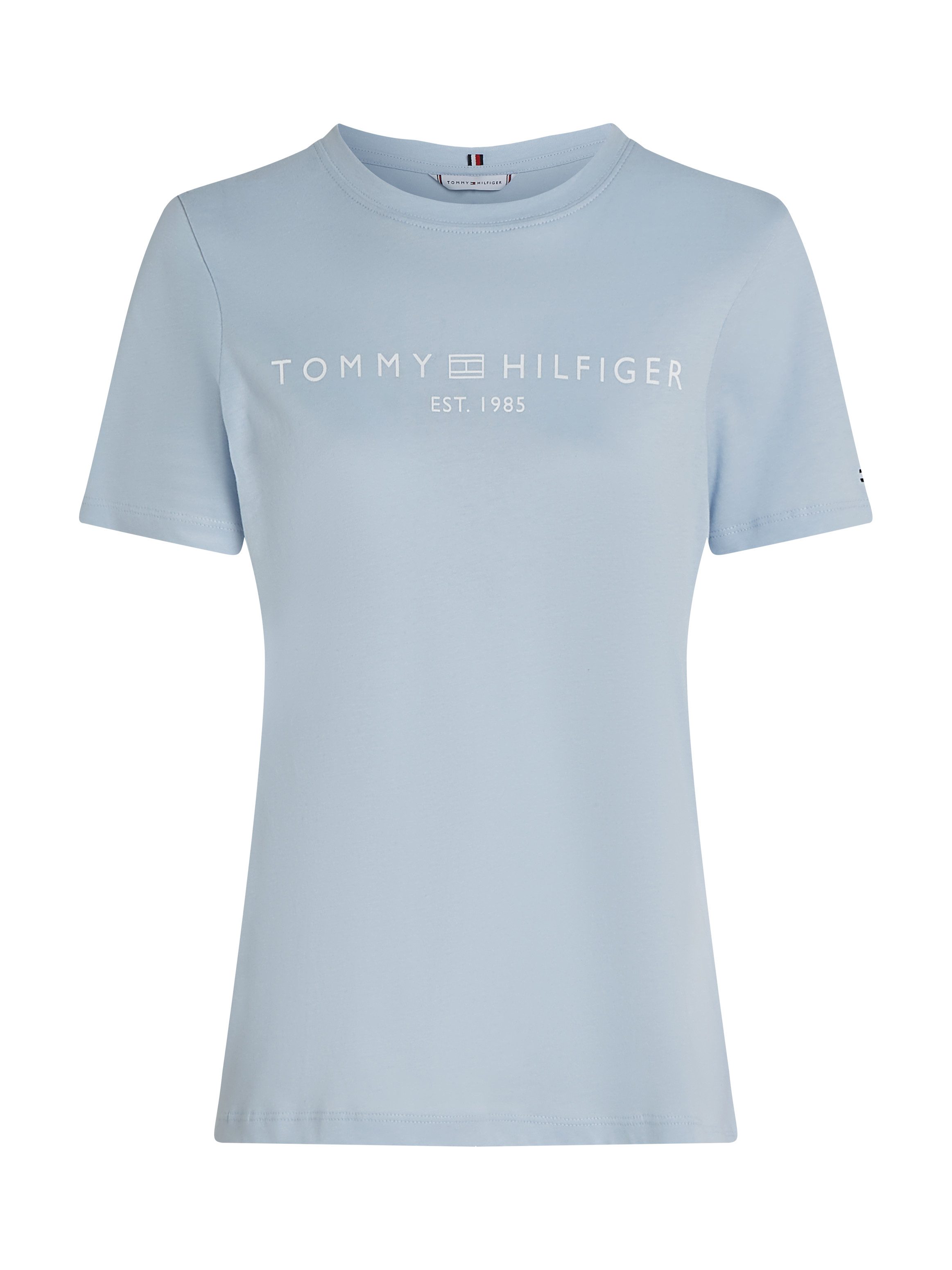 Kurzarmshirt REG CORP LOGO C-NK mit Logoschriftzug und Stickerei