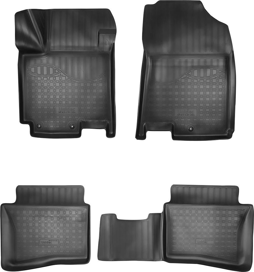 i20, (4 RECAMBO für Passform CustomComforts Passform-Fußmatten GB Hyundai Typ ab 2014, St), perfekte