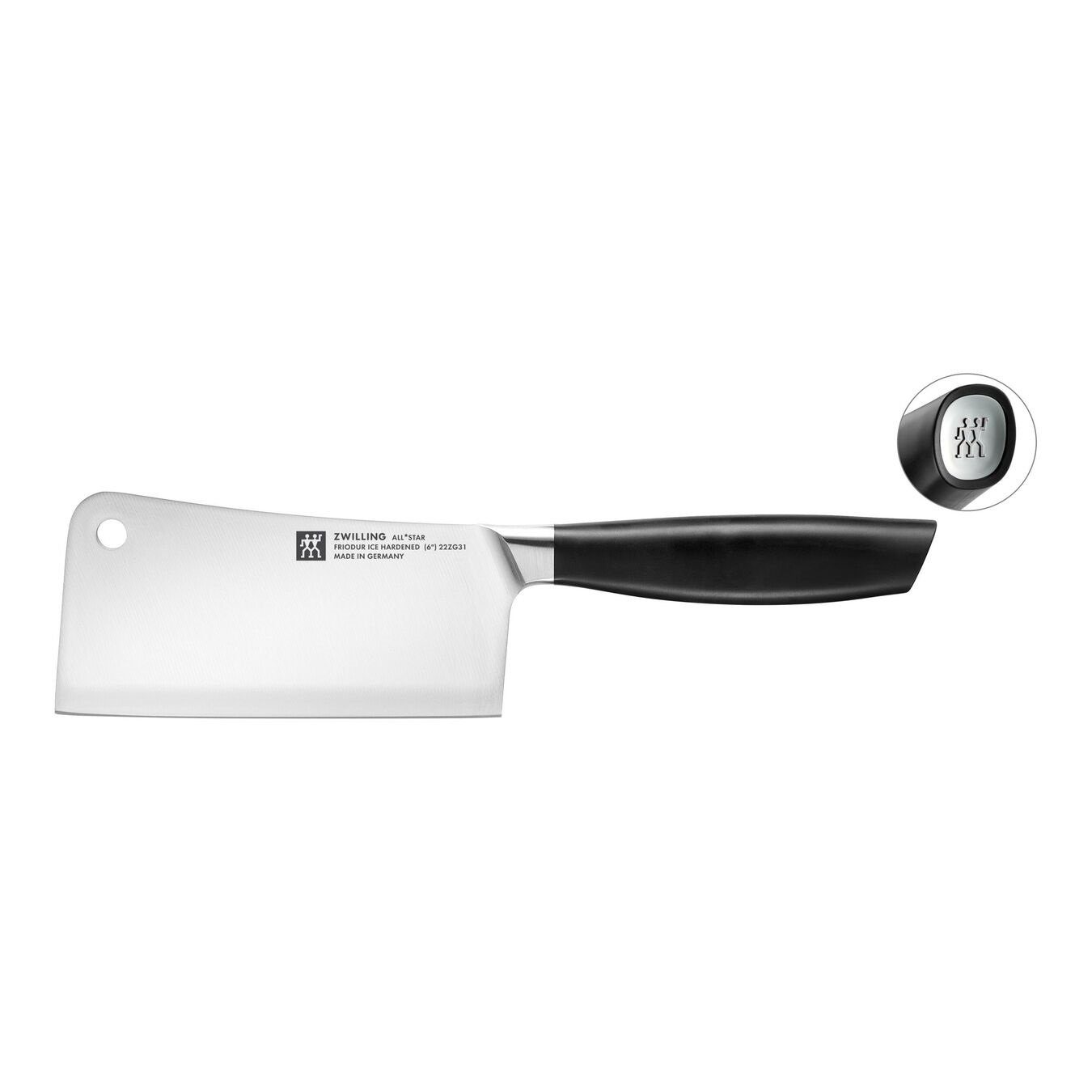 Zwilling Hackmesser ZWILLING All * Star Hackmesser 15 cm, Silber Kochmesser