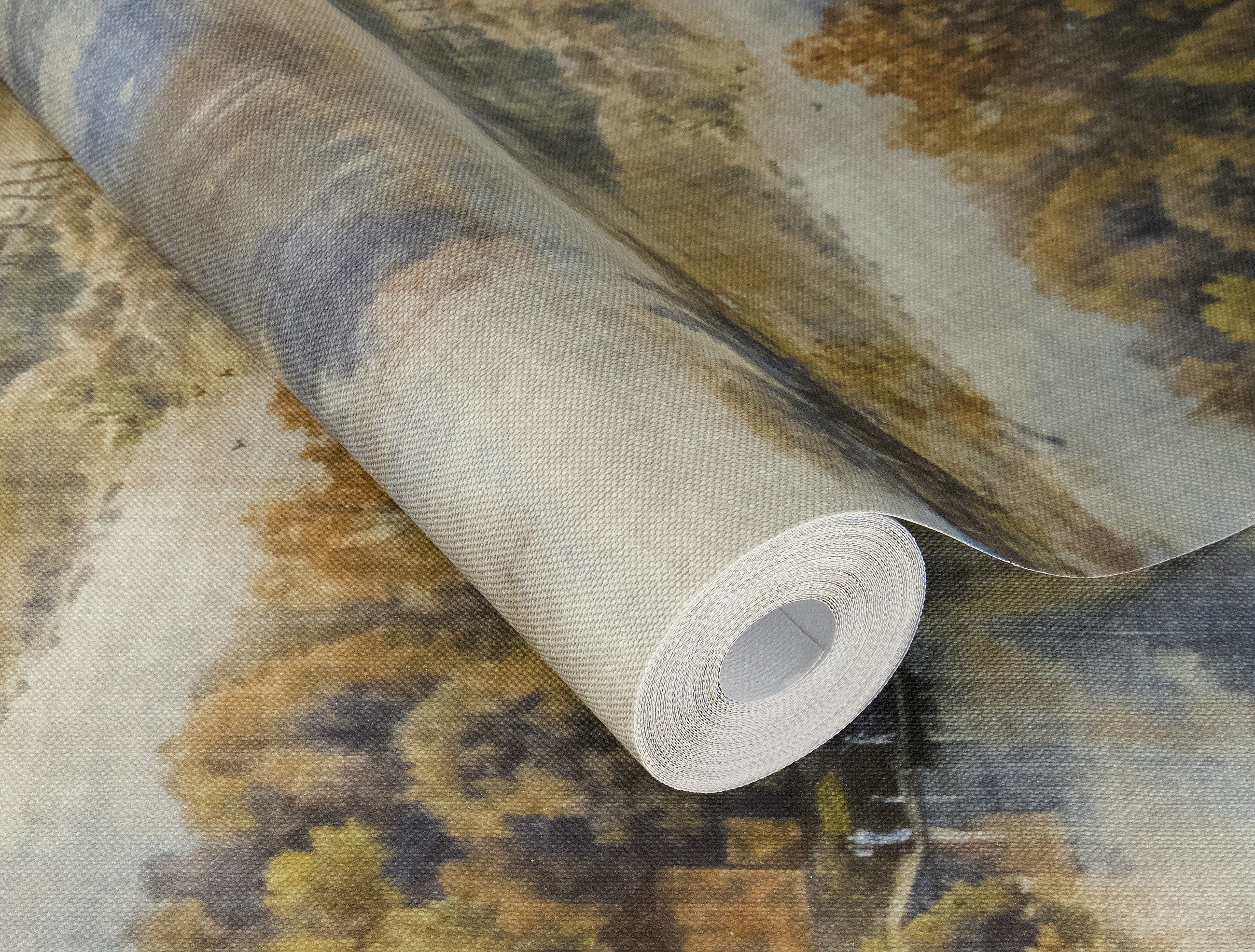 Rasch Vliestapete, strukturiert, Landhaus, Vintage, (1 St), doppelbreit (106cm)