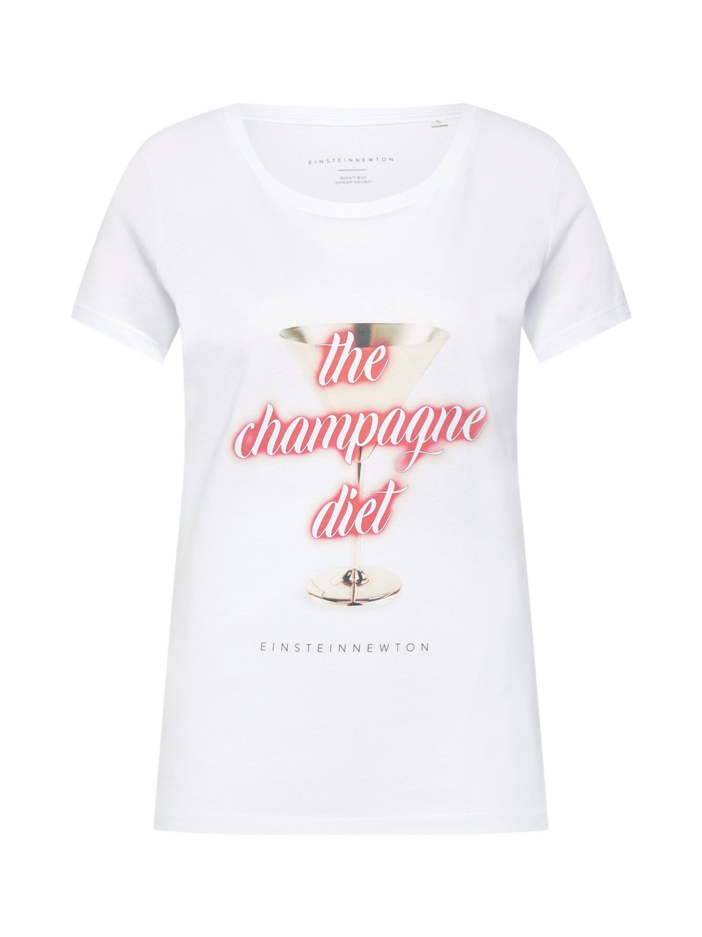 EINSTEIN & NEWTON T-Shirt Champagne Diet (1-tlg) Plain/ohne Details