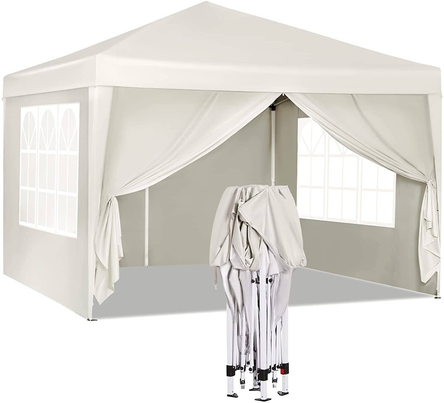 Woltu Faltpavillon, mit 4 Seitenteilen, aus günstig online kaufen