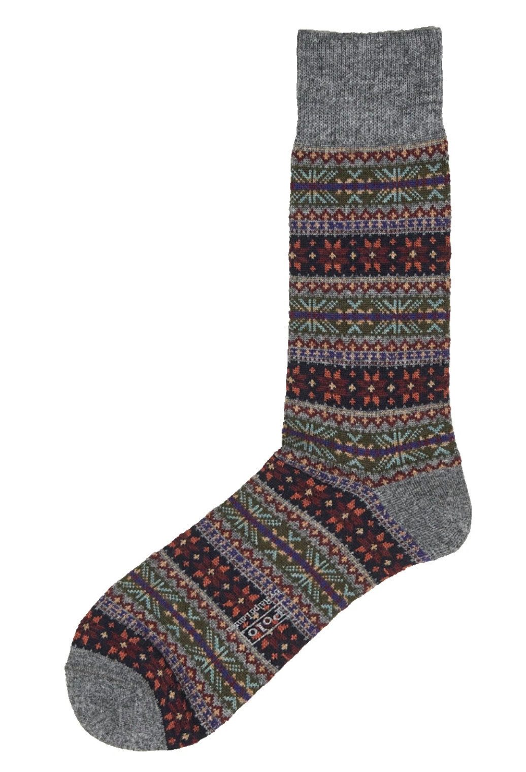 Polo Ralph Lauren Носки Boots Stiefelsocken Fair Isle Made in Japan EU 39–45 Meisterwerk aus Handwerkskunst, Komfort Design