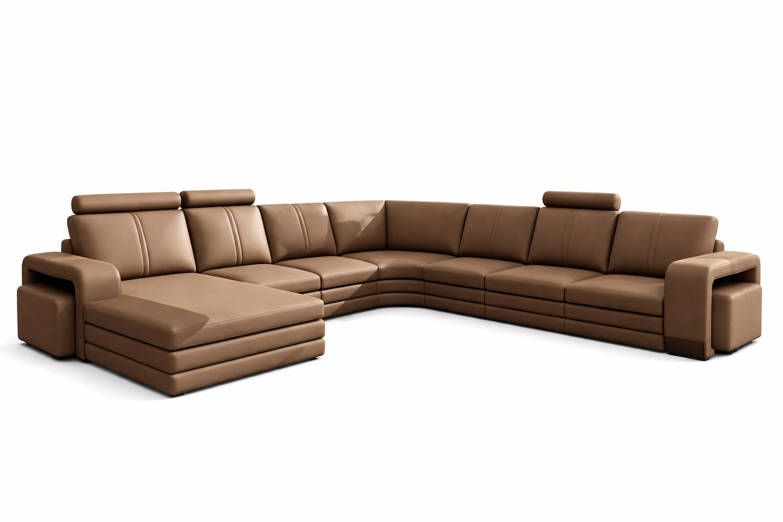 JVmoebel Wohnlandschaft XXL Kunstledersofa – Weiches Multifunktionales Ecksofa Sofort, Made in Europa