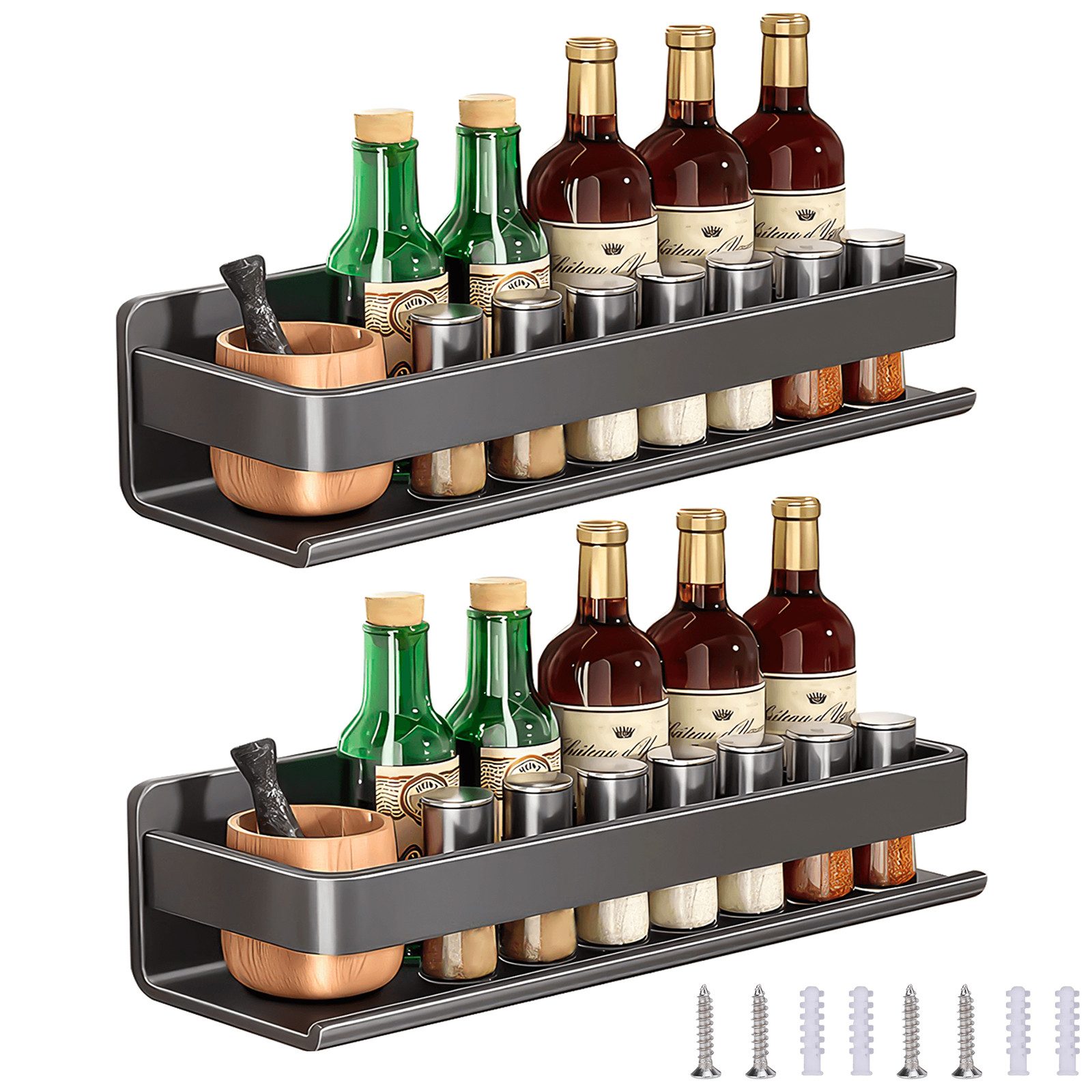 BlingBin Gewürzregal 30 cm Küchen Organizer günstig online kaufen