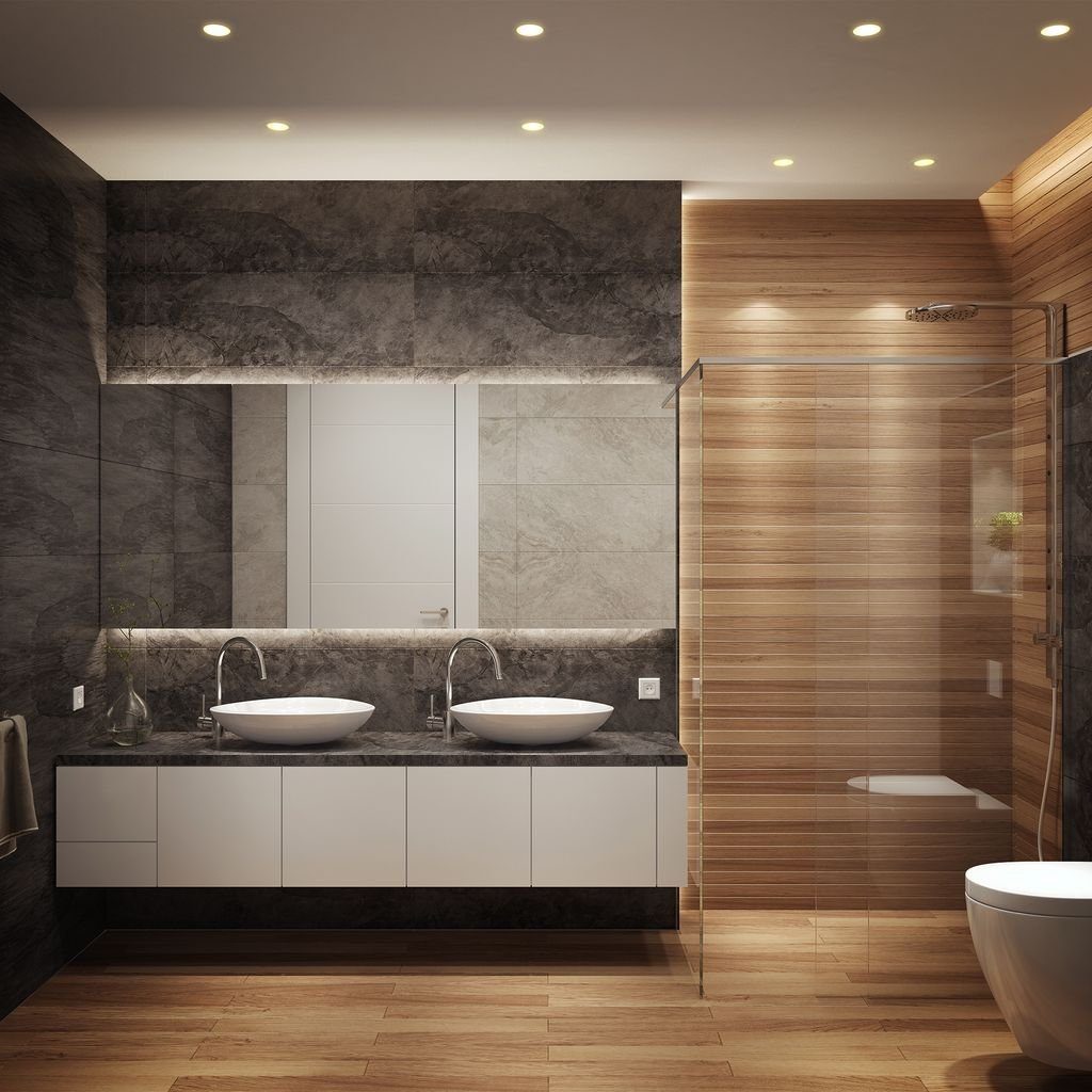 B.K.Licht LED Einbaustrahler IP44 5er-Set Bad-Einbauleuchten Decke dimmbar RGBW 4,8W weiß - BKL1543, LED fest integriert, 3000K - Warmweiß, Einbauspots 92x45mm flach weiß mit Fernbedienung Timer Nachtlicht 230V