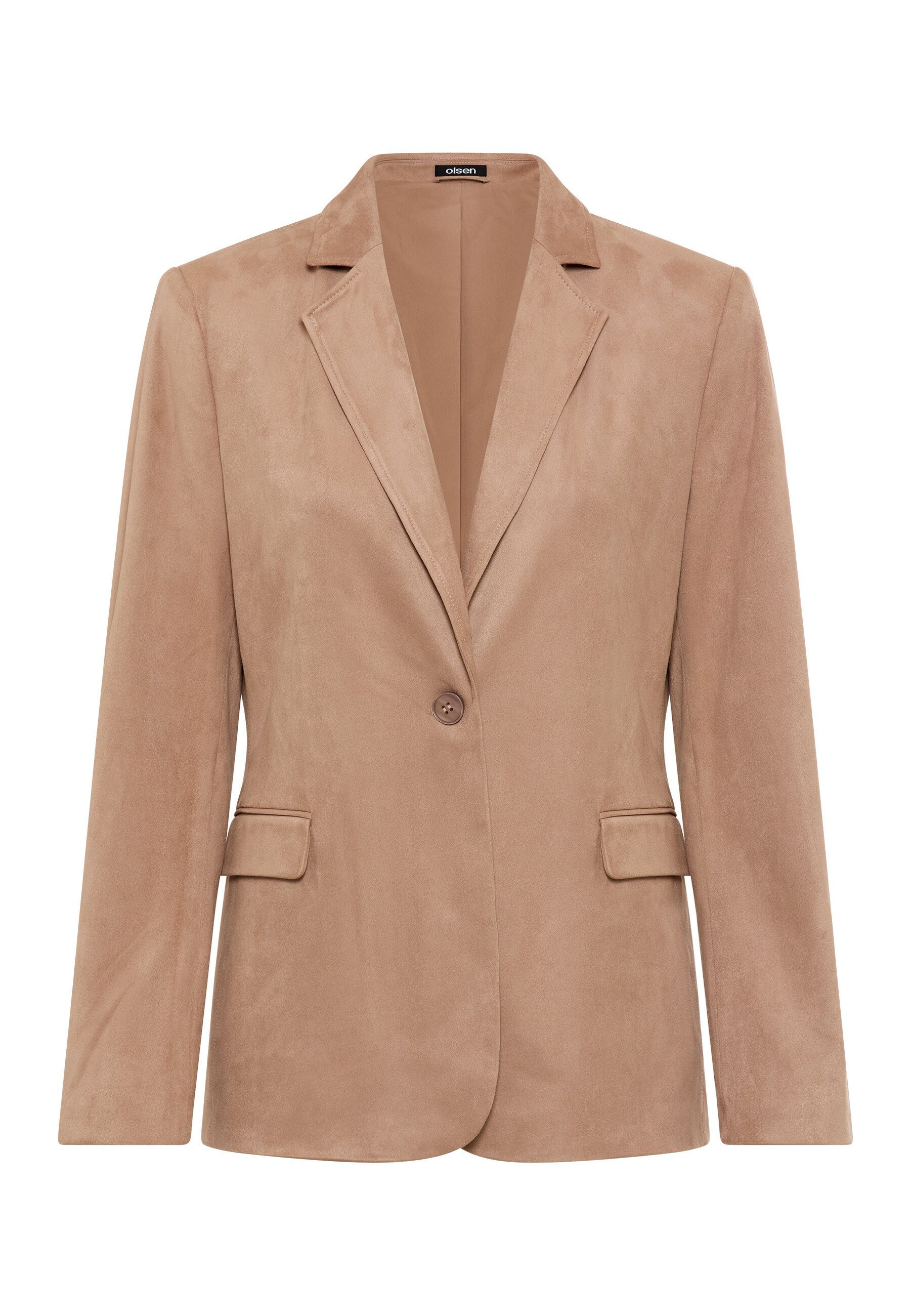 Olsen Kurzblazer Blazer mit Reverskragen