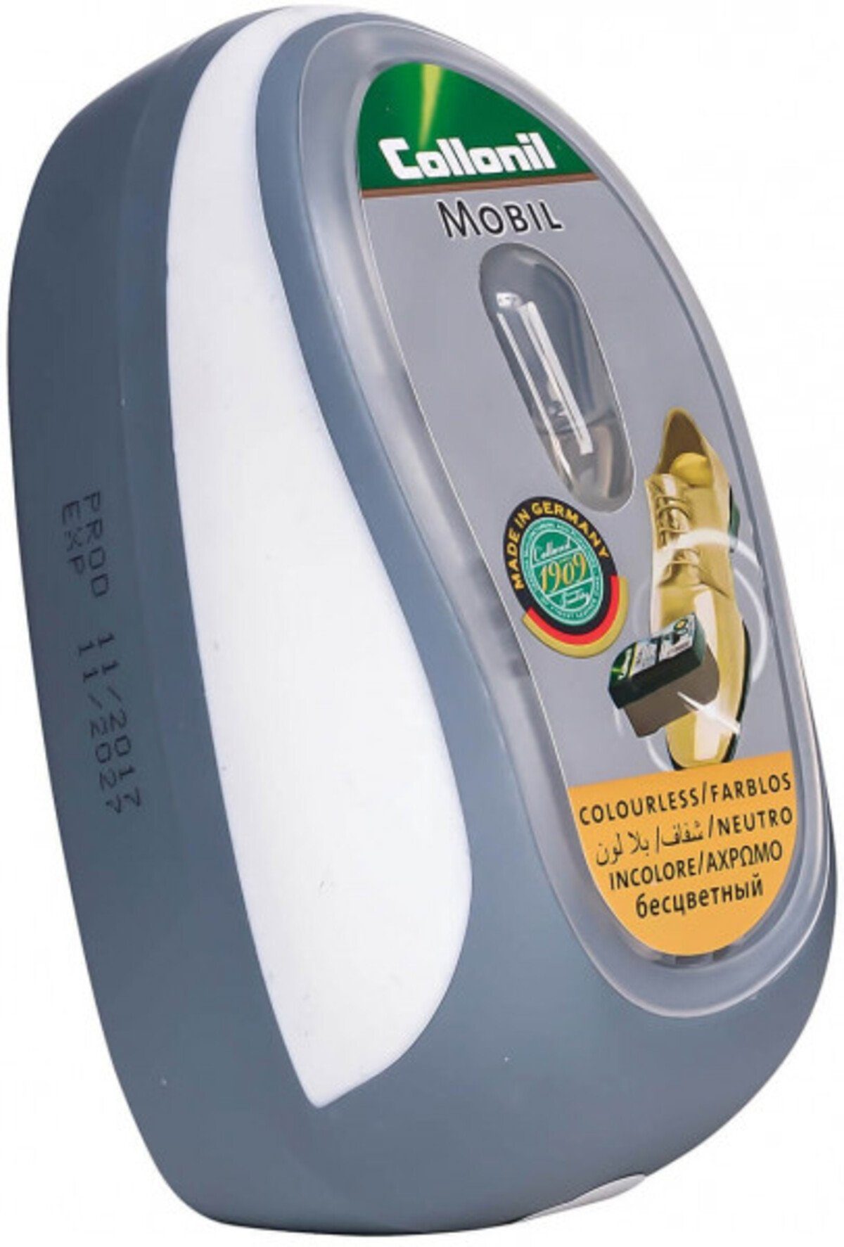 Collonil Schuhputzbürste Mobil - Schwamm für Glanz auf Glattleder und glattem Synthetik