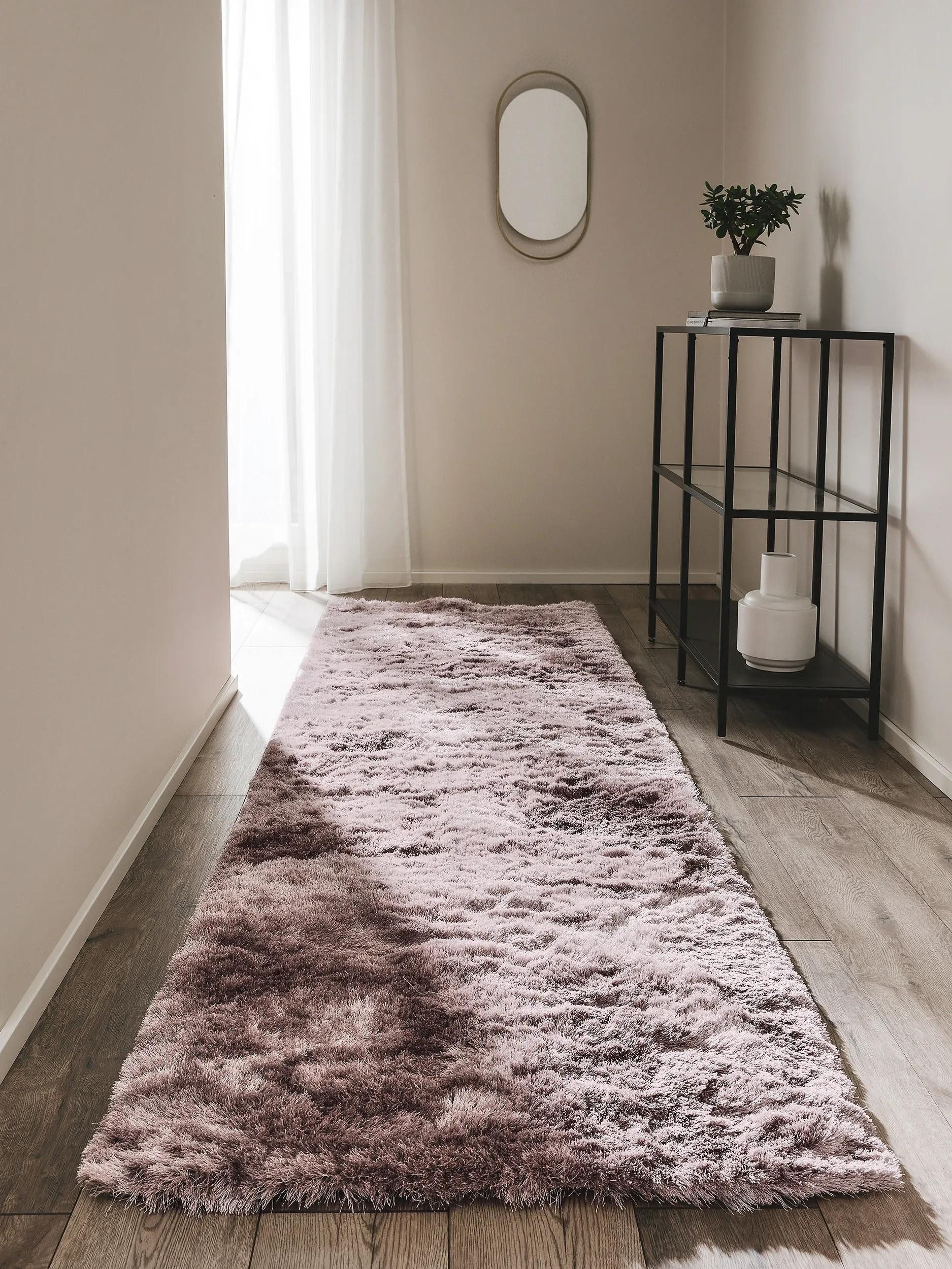 benuta Teppich Whisper, rechteckig, Höhe: 31 mm, Hochflorteppich Wohnzimmer, Schlafzimmer, Esszimmer, Flur, Weich