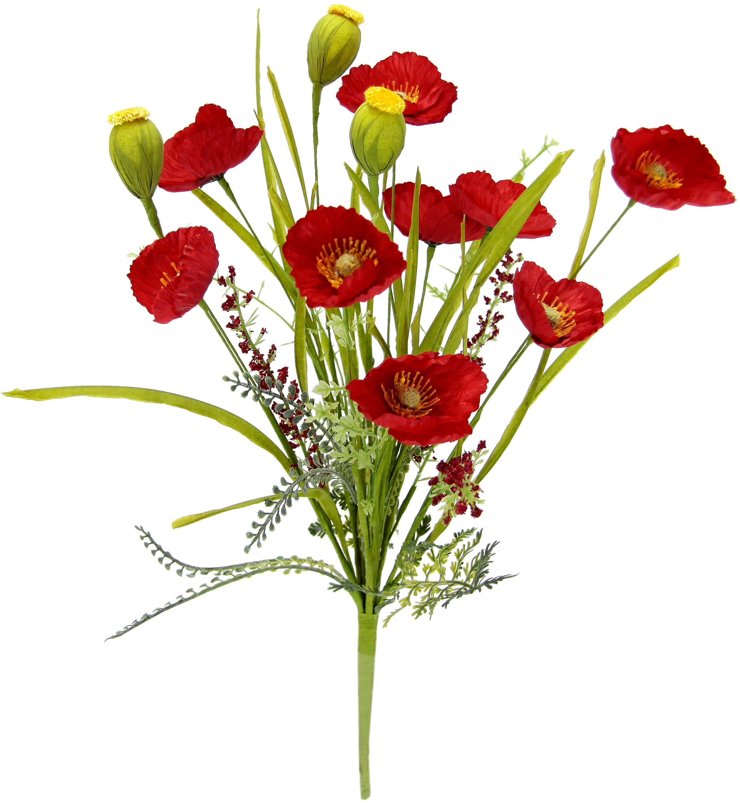my home Kunstblume "Mohnblumen", 2er Set günstig online kaufen