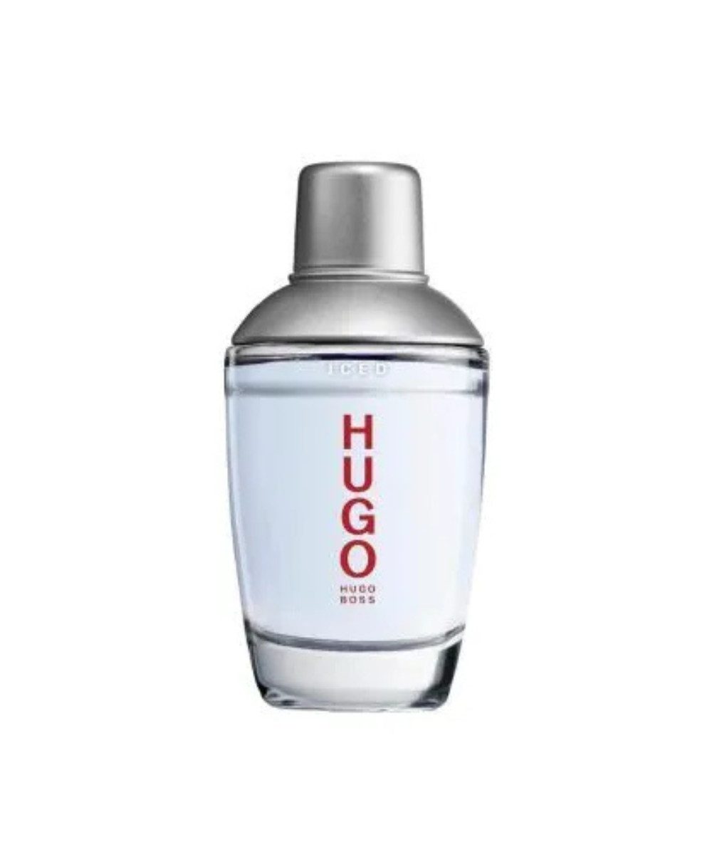BOSS Eau de Toilette Hugo Boss HUGO Iced Eau de Toilette (75ml), 1-tlg., Erfrischender, männlicher und aromatischer Duft