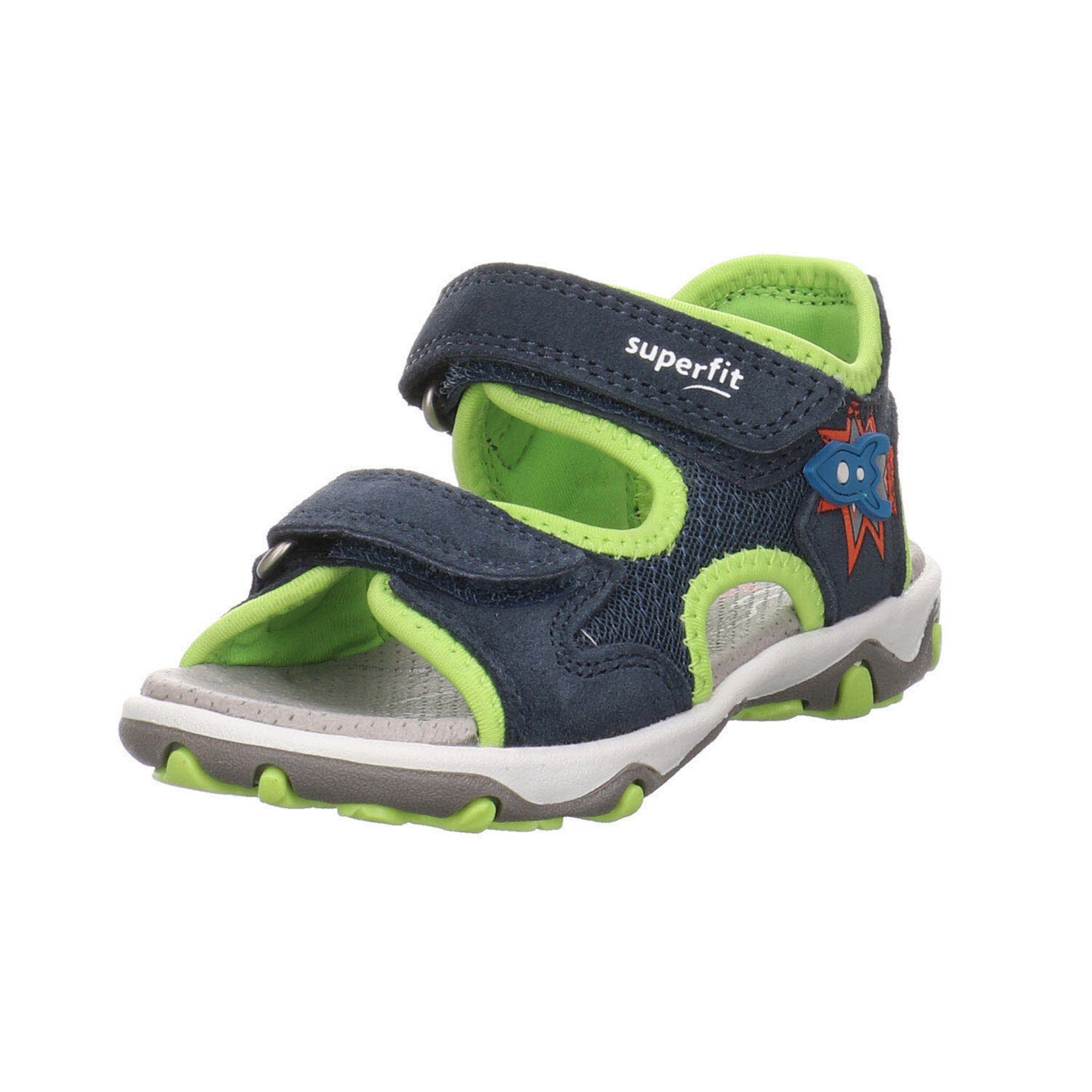 Superfit Jungen Sandalen Schuhe Sandale Sandale blau Leder-/Textilkombination 3.0 Mike sonst Kombi