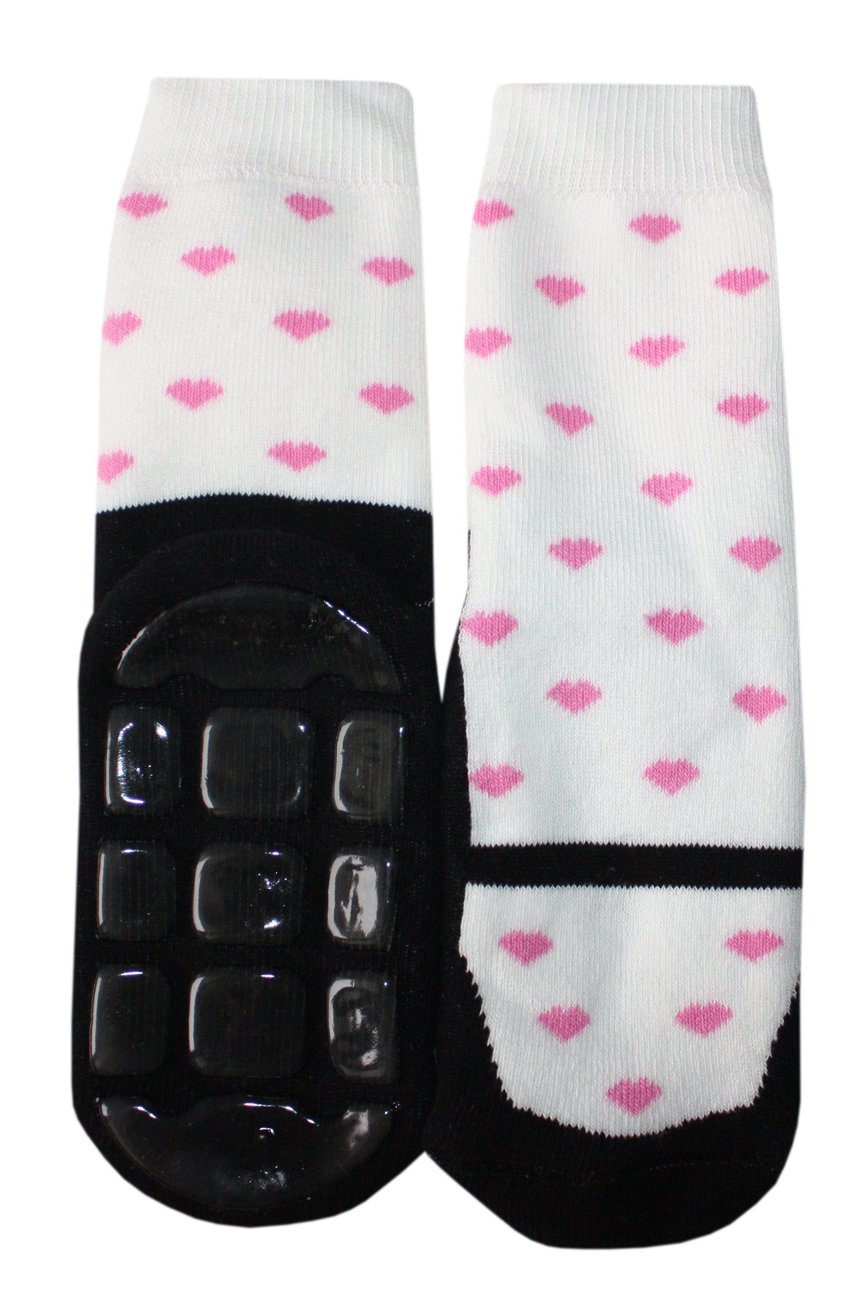 WERI SPEZIALS Strumpfhersteller GmbH ABS-Socken Kinder ABS-Socken für Mädchen >>Tanzschuhe<< aus Baumwolle mit Frottee