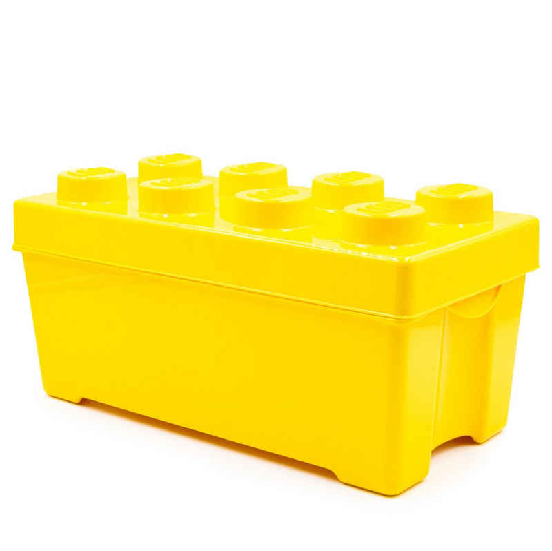 LEGO® Aufbewahrungsbox Original LEGO Aufbewahrungsbox (Gelb, Medium)