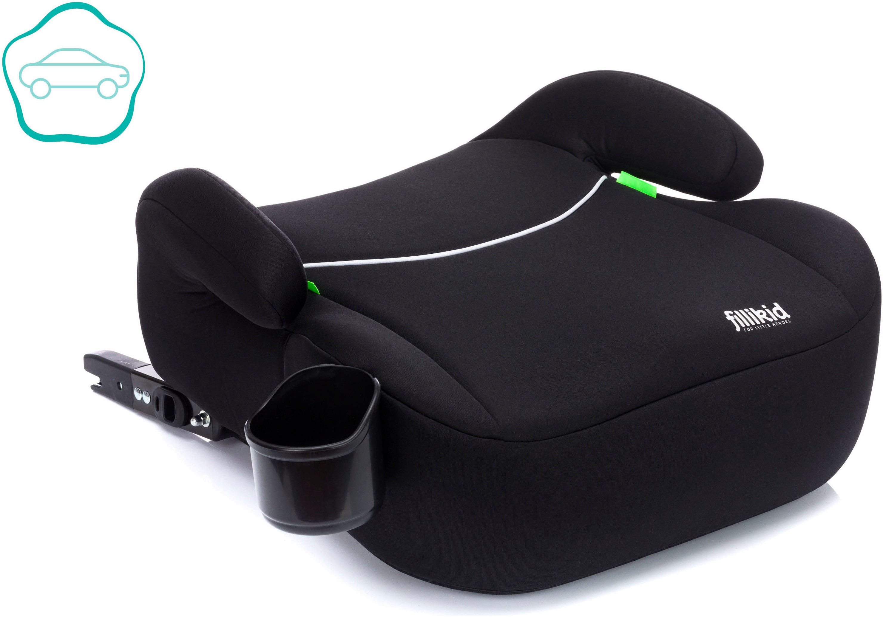 Fillikid Kindersitzerhöhung Deluxe, ab: 6 Jahren, mit Isofix