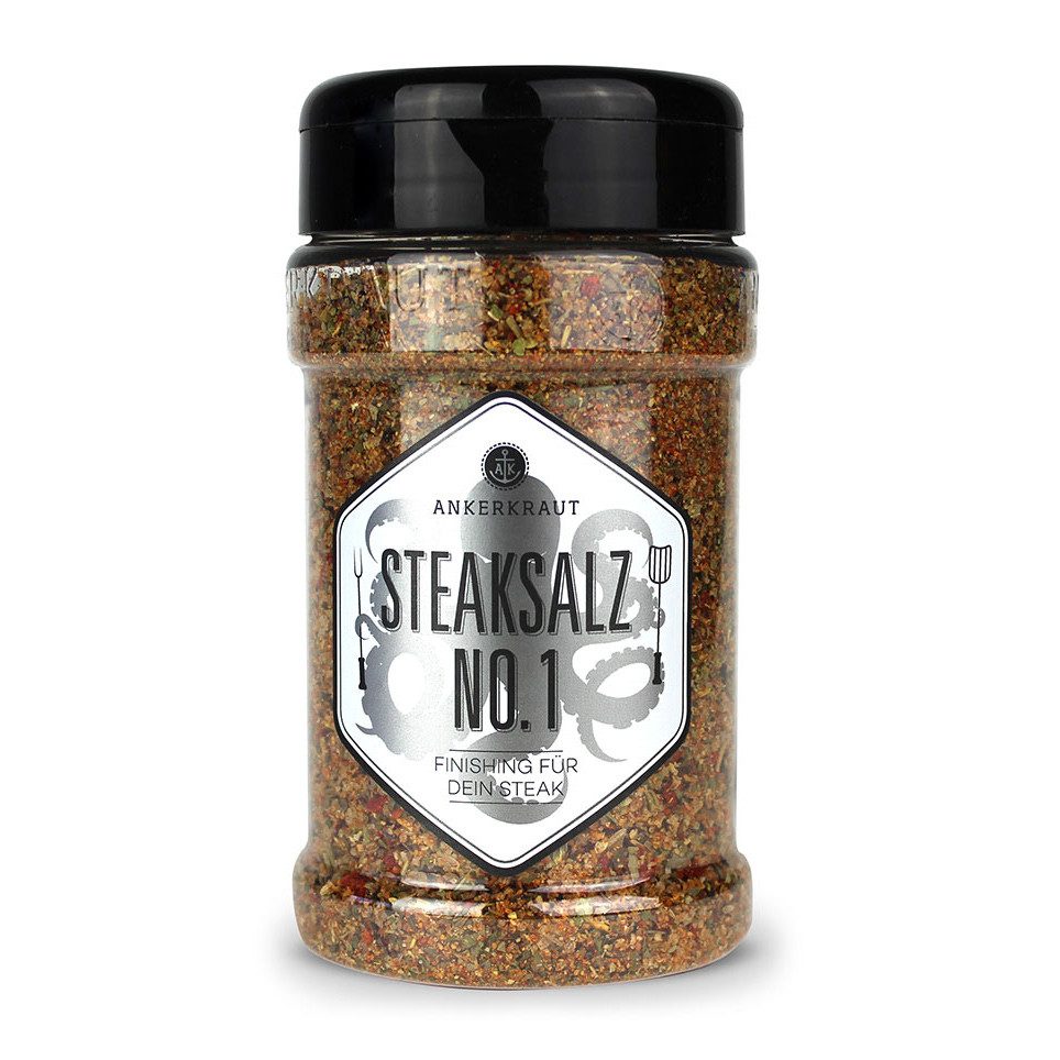 Ankerkraut Gewürz Steaksalz No. 1, Ankerkraut Steaksalz No. 1 - Gewürzmischung Salz