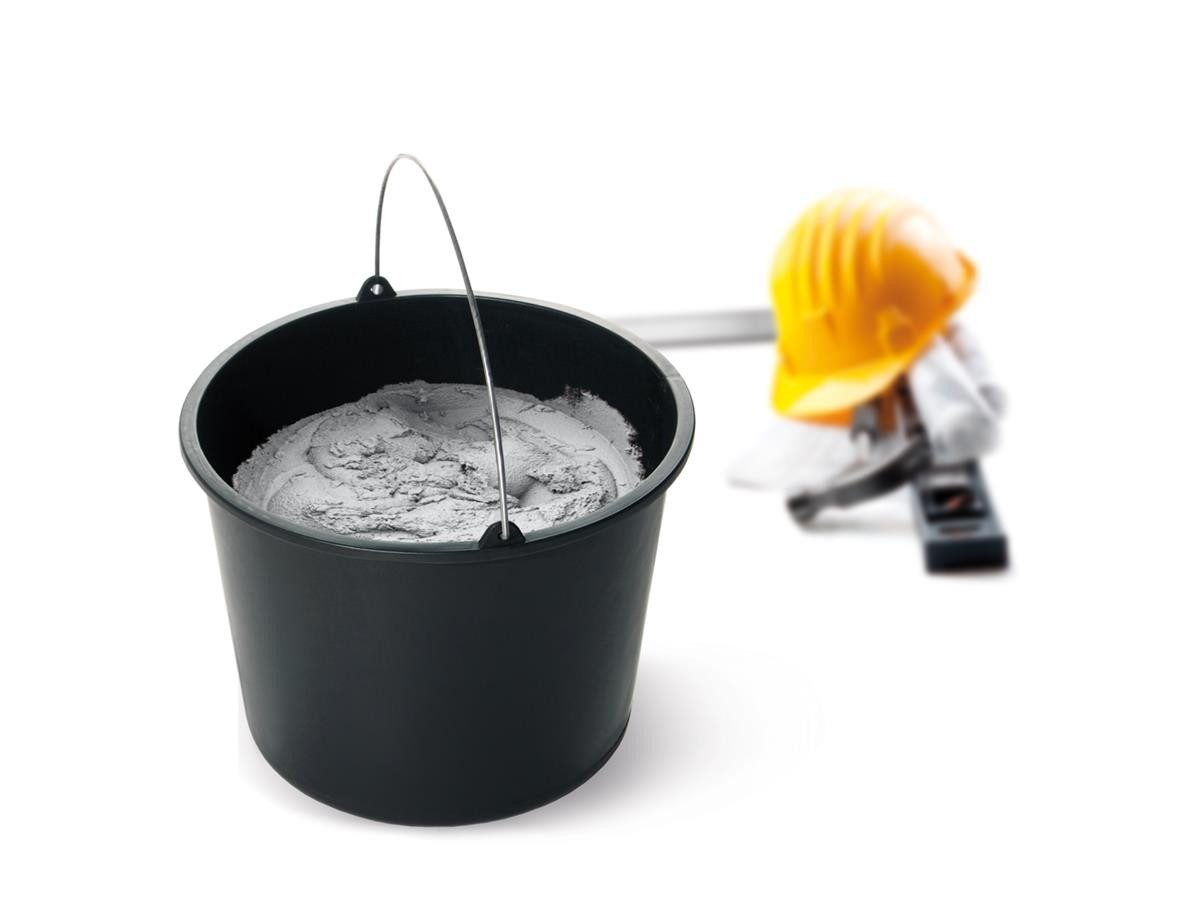 Kistenberg Baueimer 20L, (10-tlg., mit Messskala und Henkel)