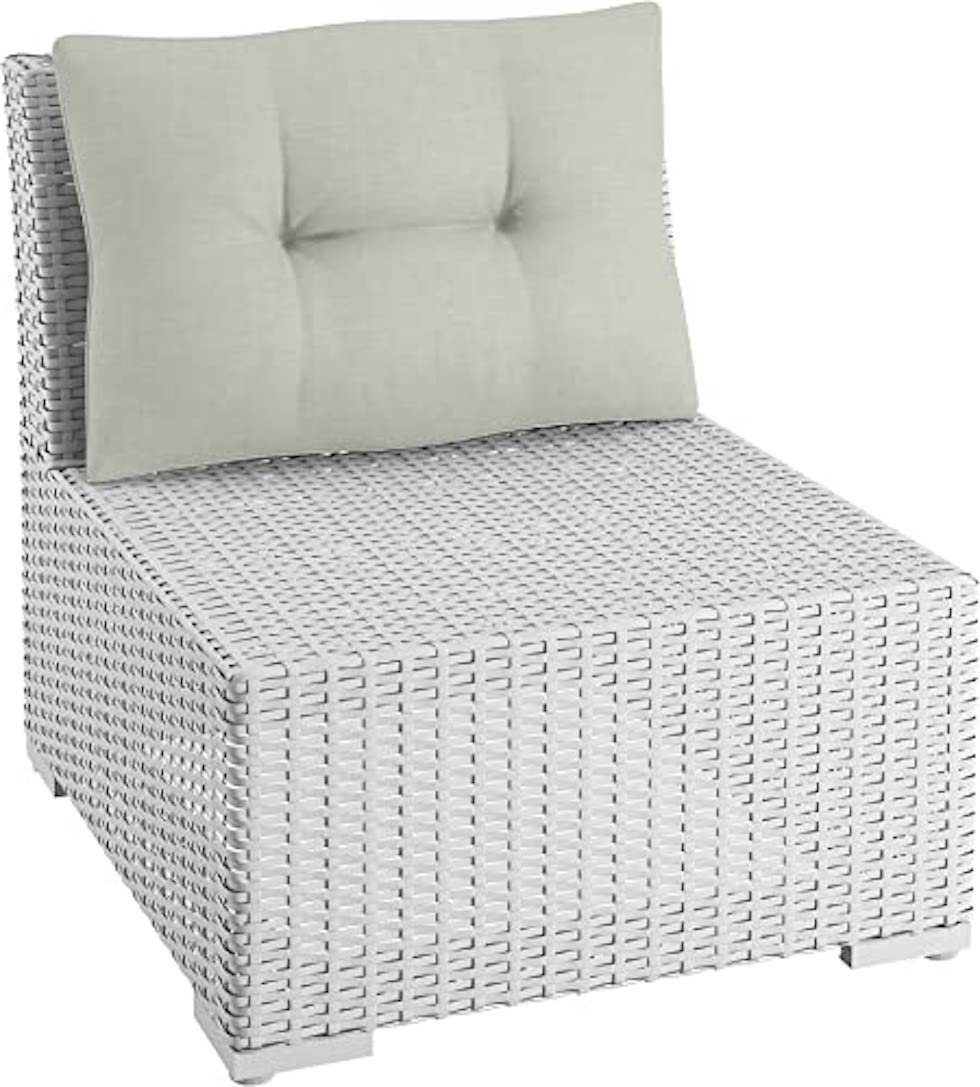 sunnypillow Stuhlkissen Gartenkissen für Gartenmöbel Rattanmöbel, günstig online kaufen