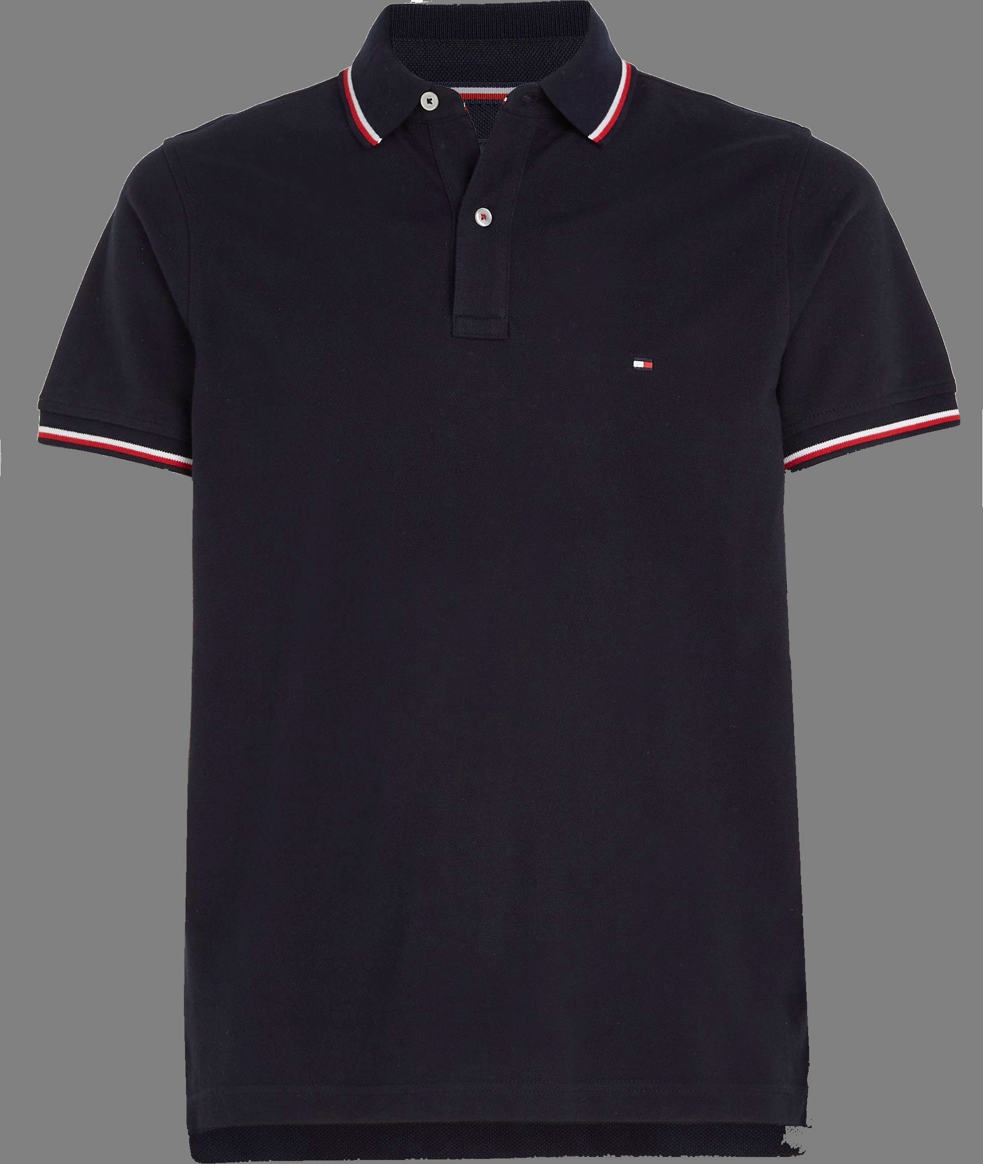 (desert SLIM sky) Hilfiger POLO Poloshirt TIPPED marine Tommy TOMMY