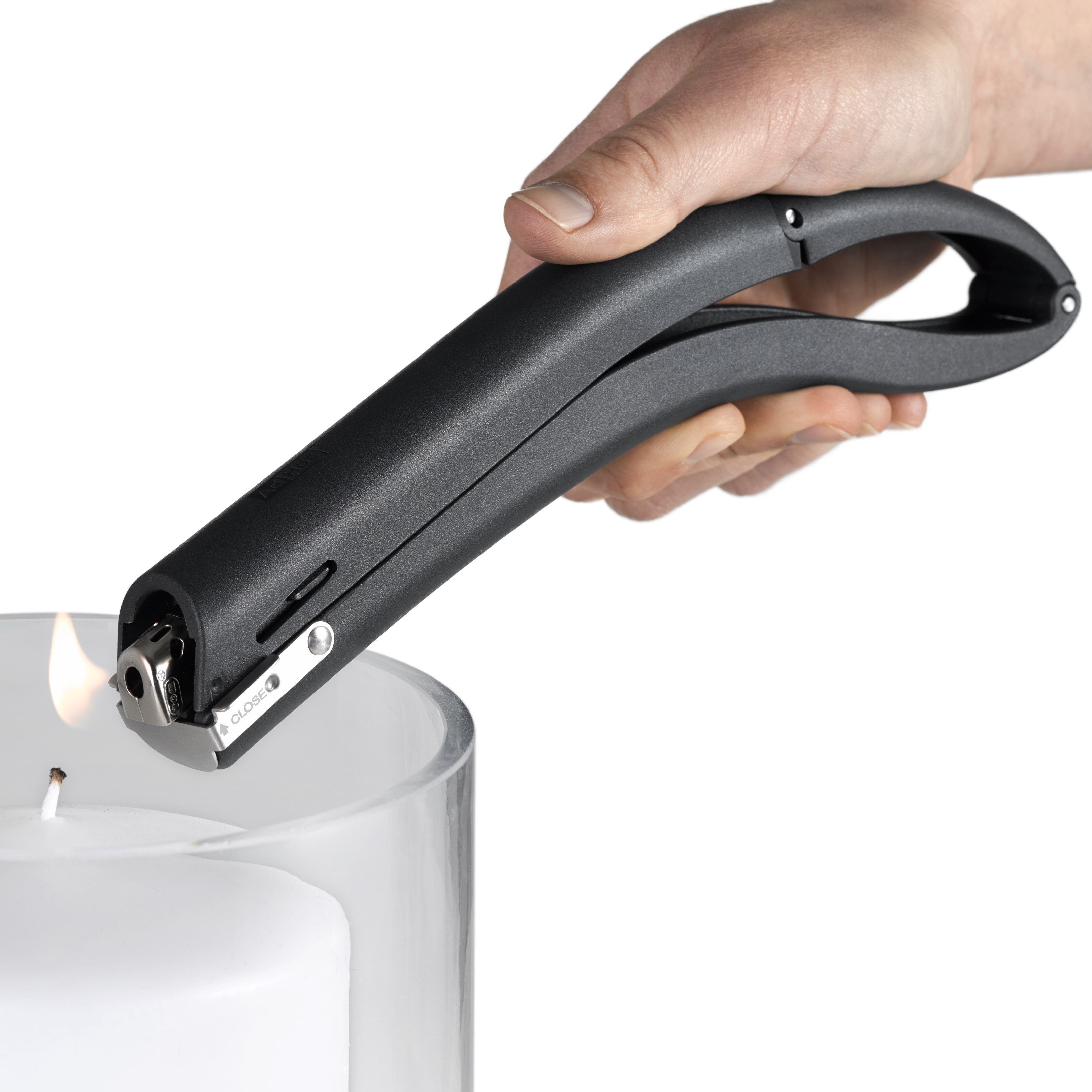 AdHoc Feuerzeug FIRE FINGER (1-St), praktische Feuerzeugverlängerung inkl. Einwegfeuerzeug